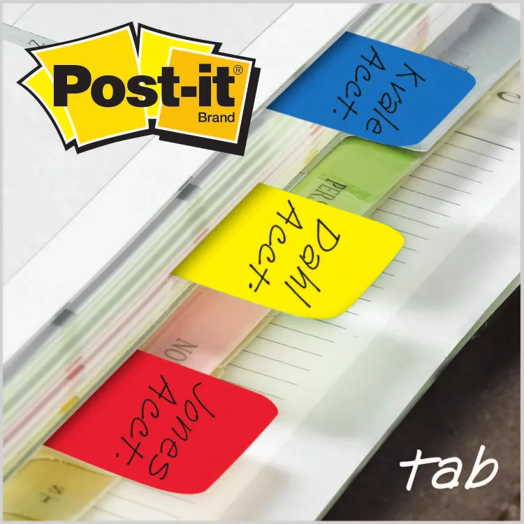 Product Number 686-RYB | Post-it® Durable Tabs 686-RYB