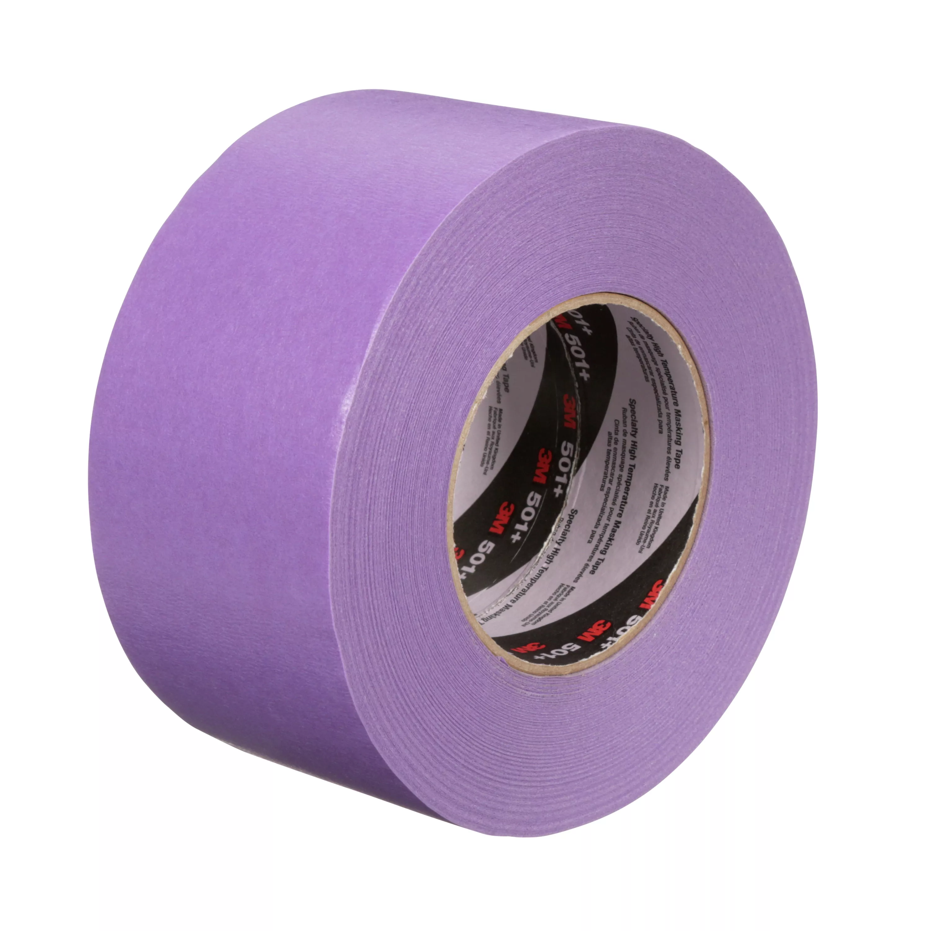 3M™ Specialty High Temperature Masking Tape 501+, Purple, 72 mm x 55
m,
 6.0 mil, 12 Rolls/Case