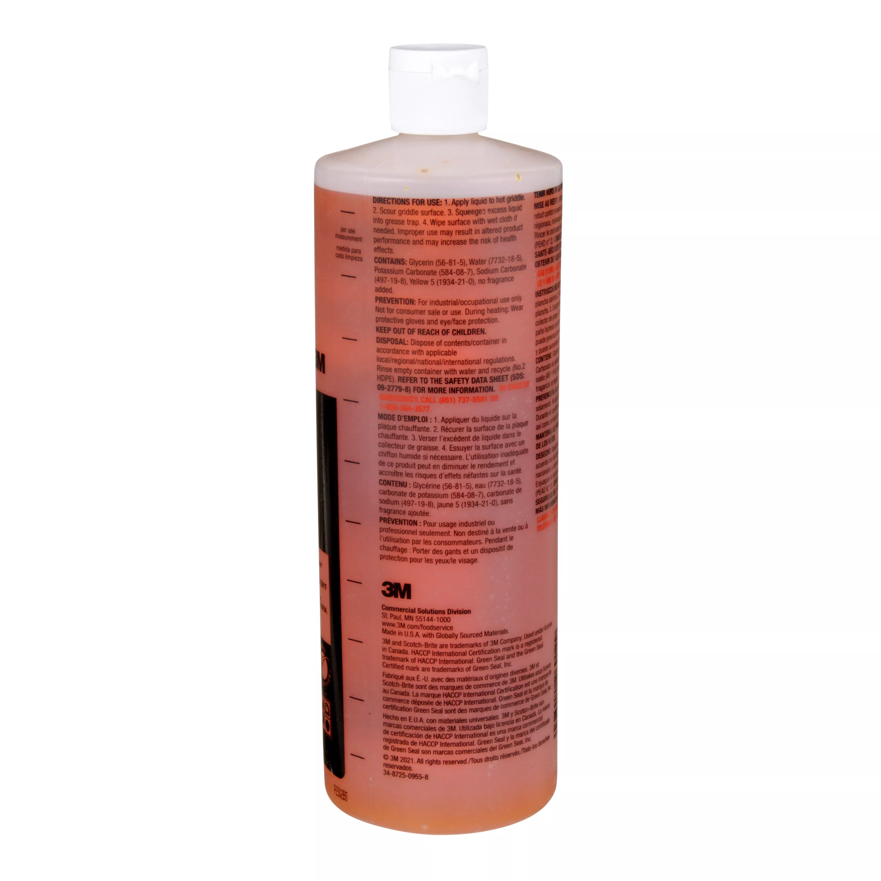 Product Number 701 | Scotch-Brite™ Quick Clean Griddle Liquid 701