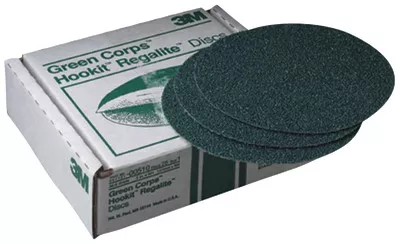 3M™ Green Corps™ Hookit™ Disc, 00520, 8 in, 100, 25 discs per carton, 5
cartons per case