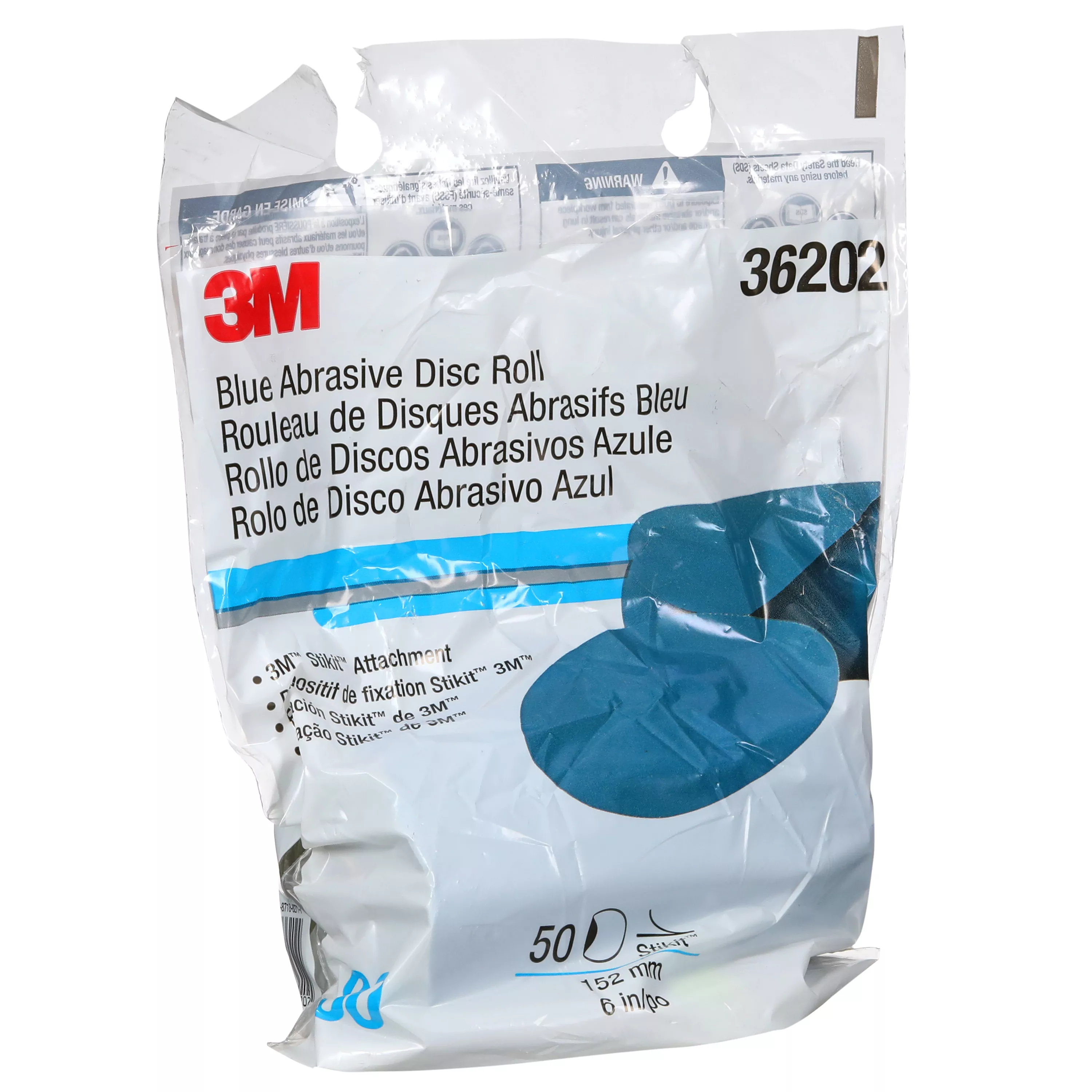 Product Number 321U | 3M™ Stikit™ Blue Abrasive Disc Roll