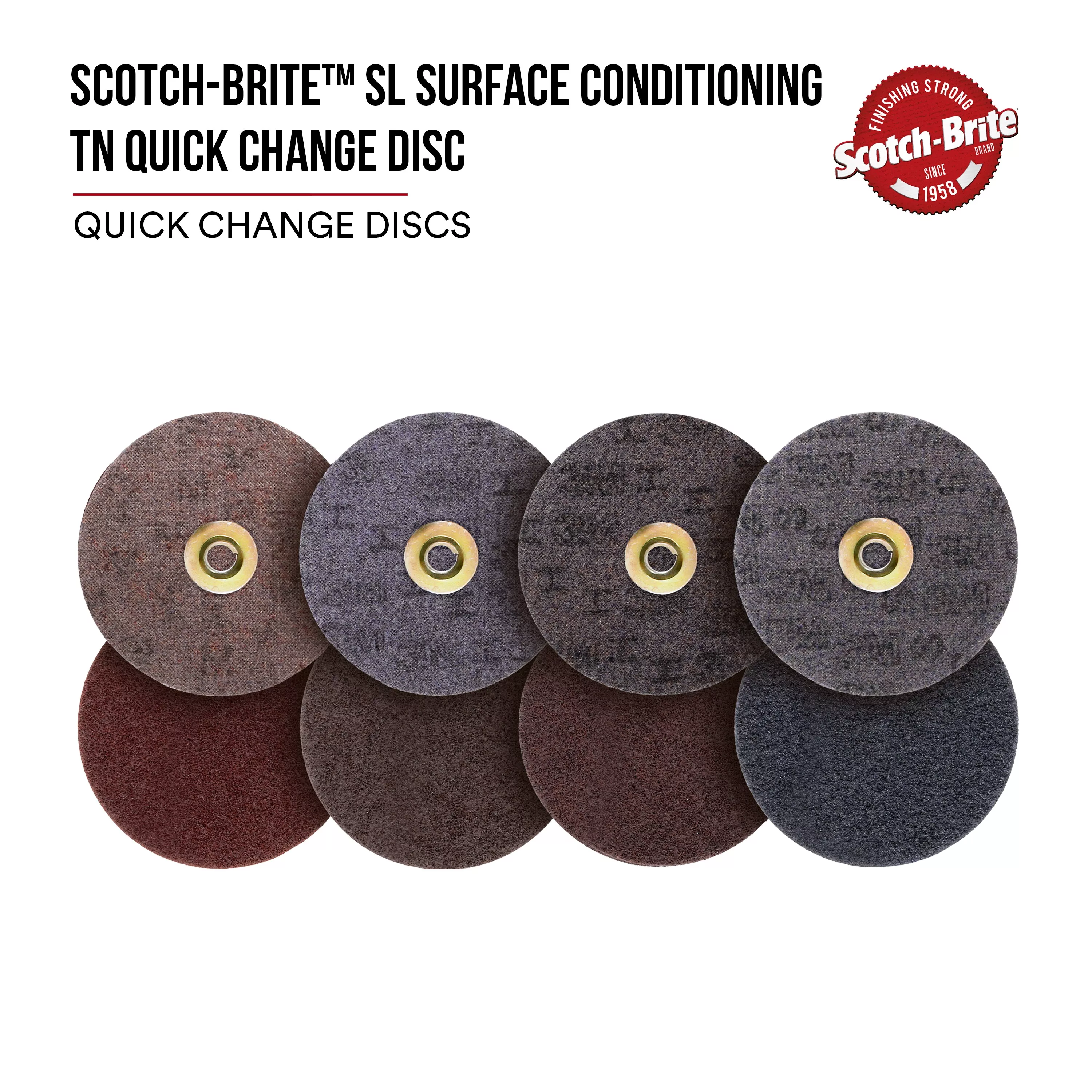 Product Number SL-DN | Scotch-Brite™ SL Surface Conditioning TN Quick Change Disc