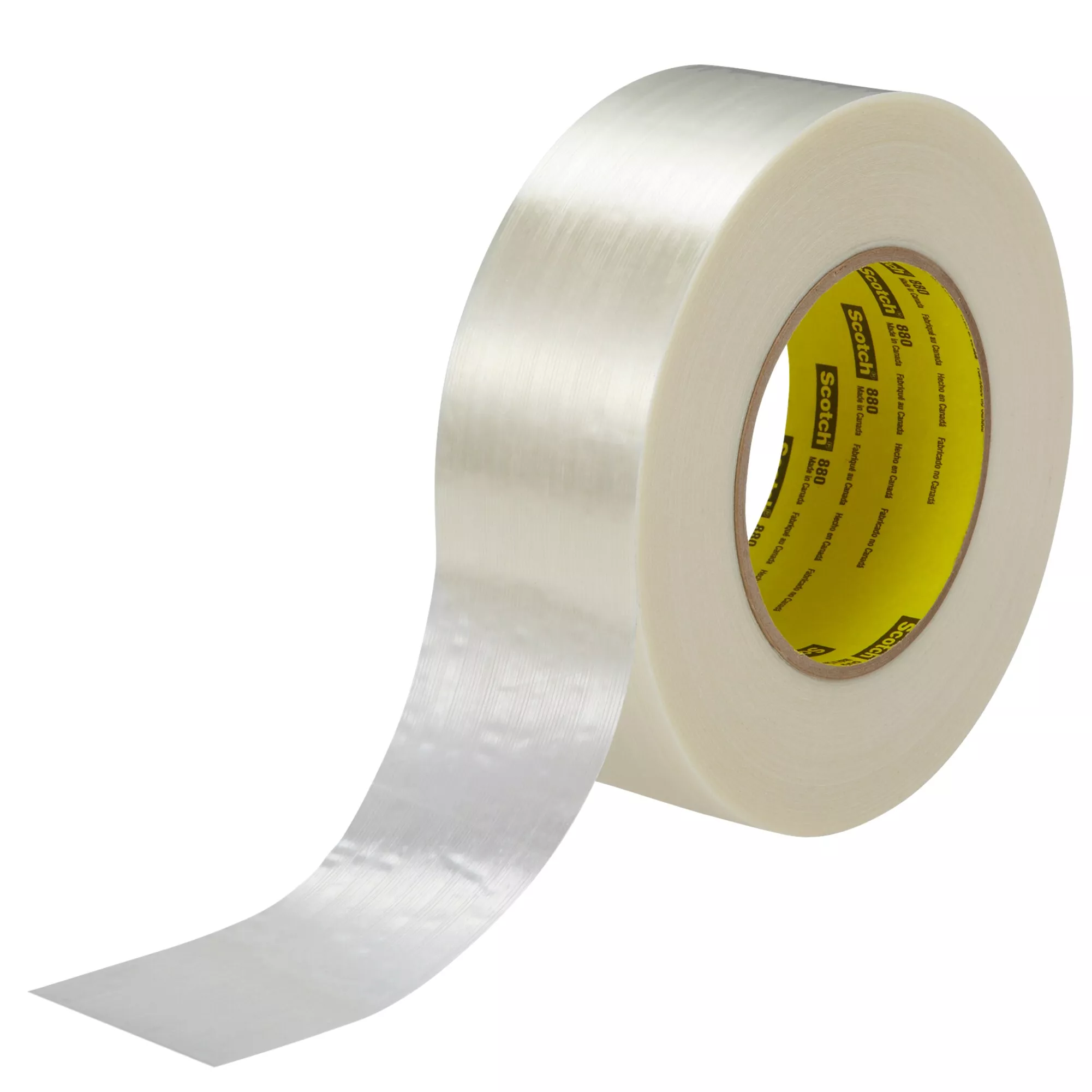 Scotch® Filament Tape 880, Clear, 48 mm x 55 m, 7.7 mil, 24 Roll/Case