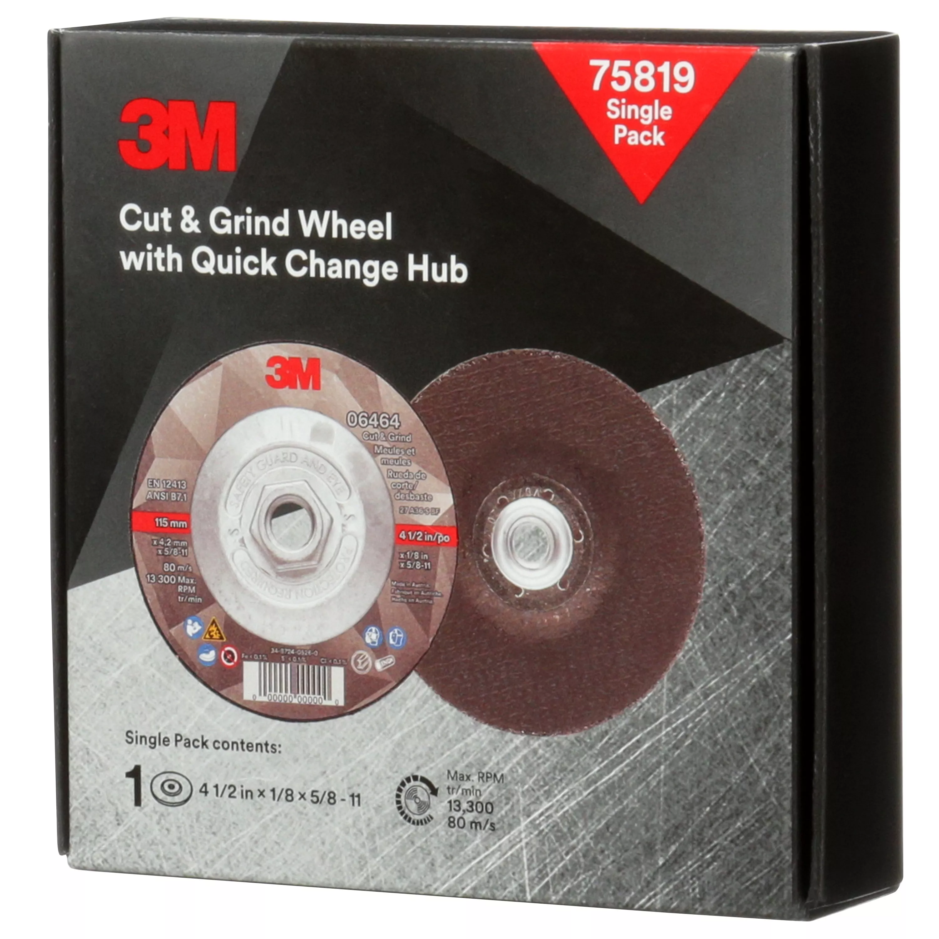 Product Number  | 3M™ Cut & Grind Wheel