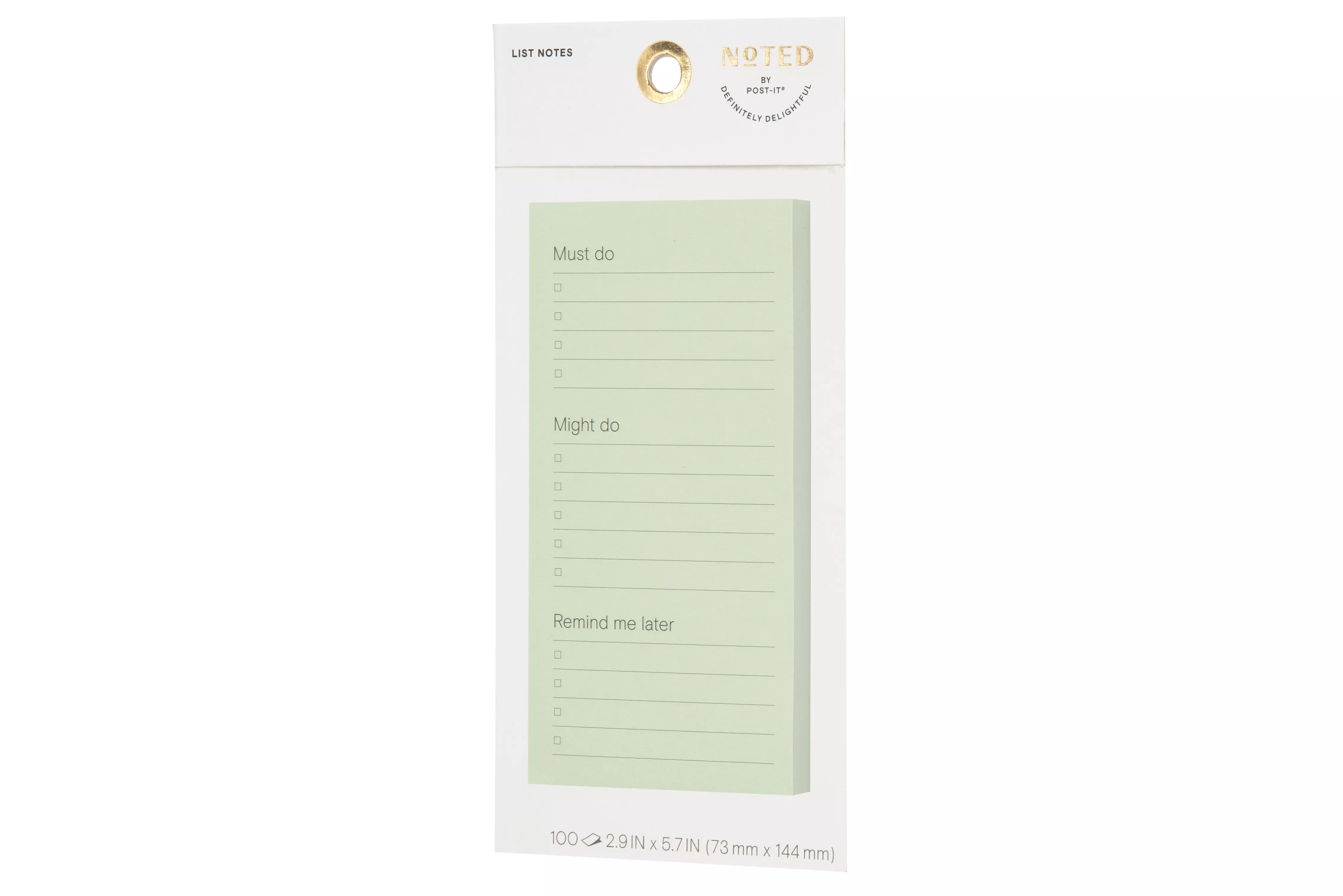 Product Number NTD6-36-2 | Post-it® List Notes NTD6-36-2