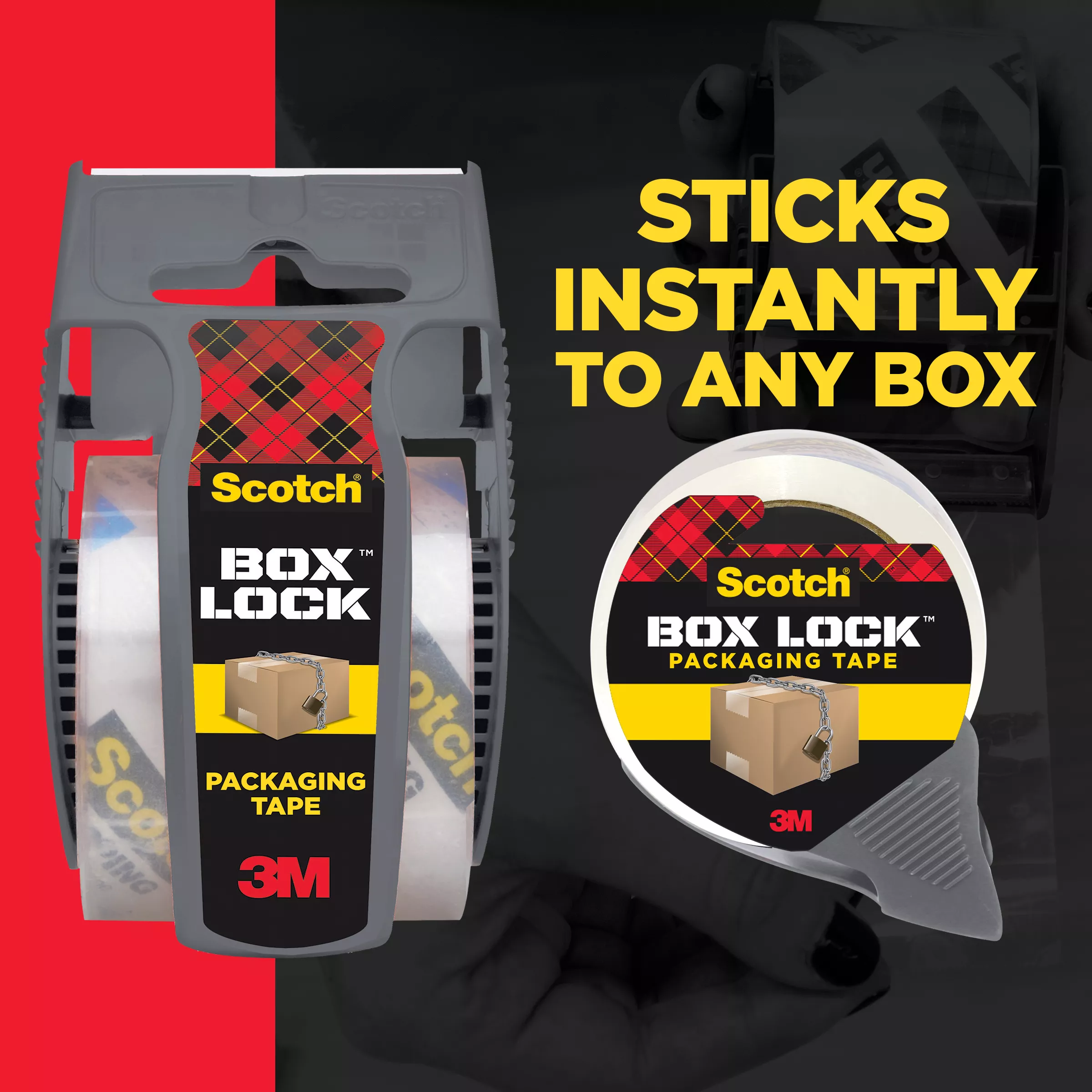 SKU 7100262924 | Scotch® Box Lock™ Packaging Tape 3950-LR3-EF