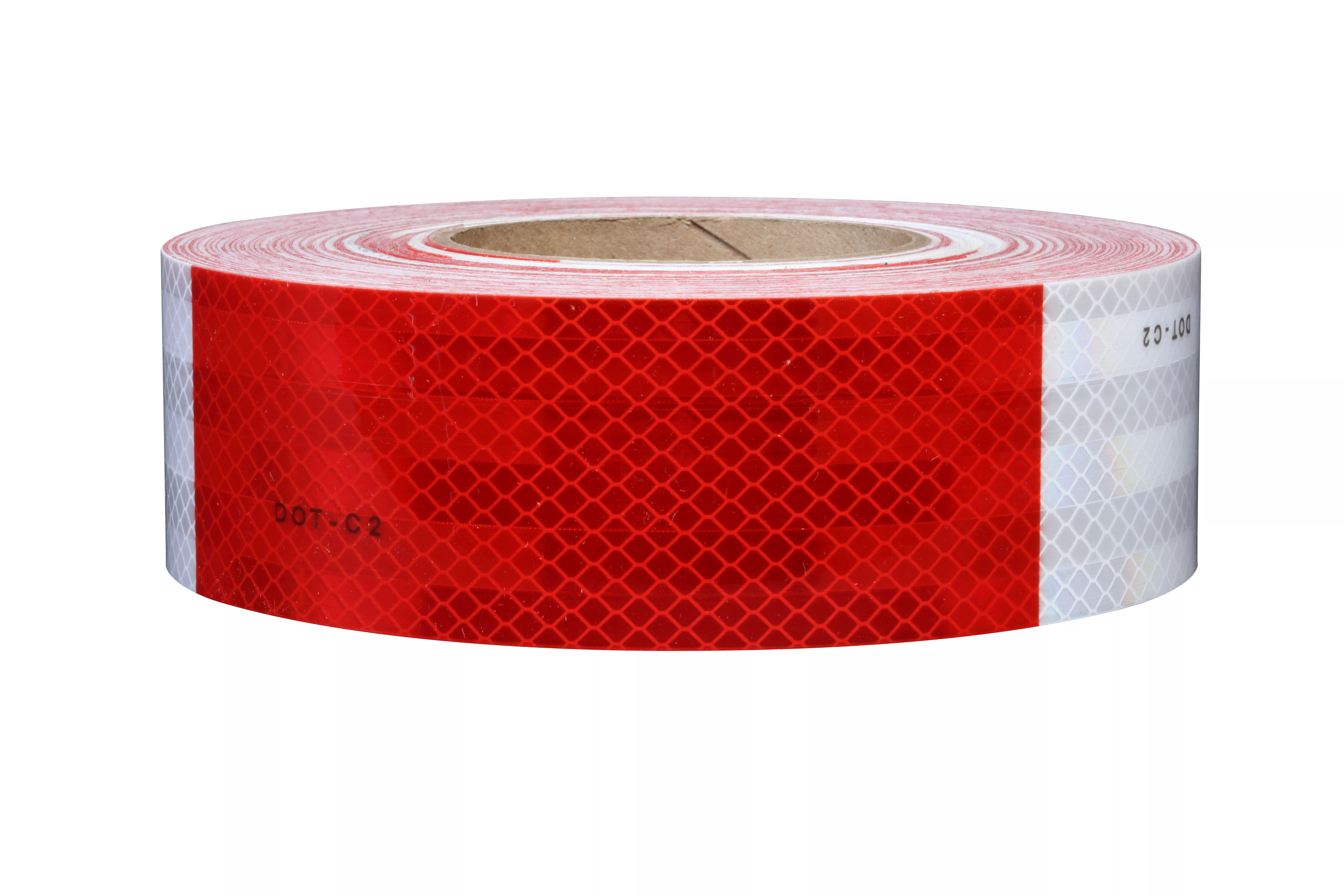 3M™ Diamond Grade™ Conspicuity Markings 983-326, Red/White, 2 in x 50
yd, Kiss-cut every 96 in