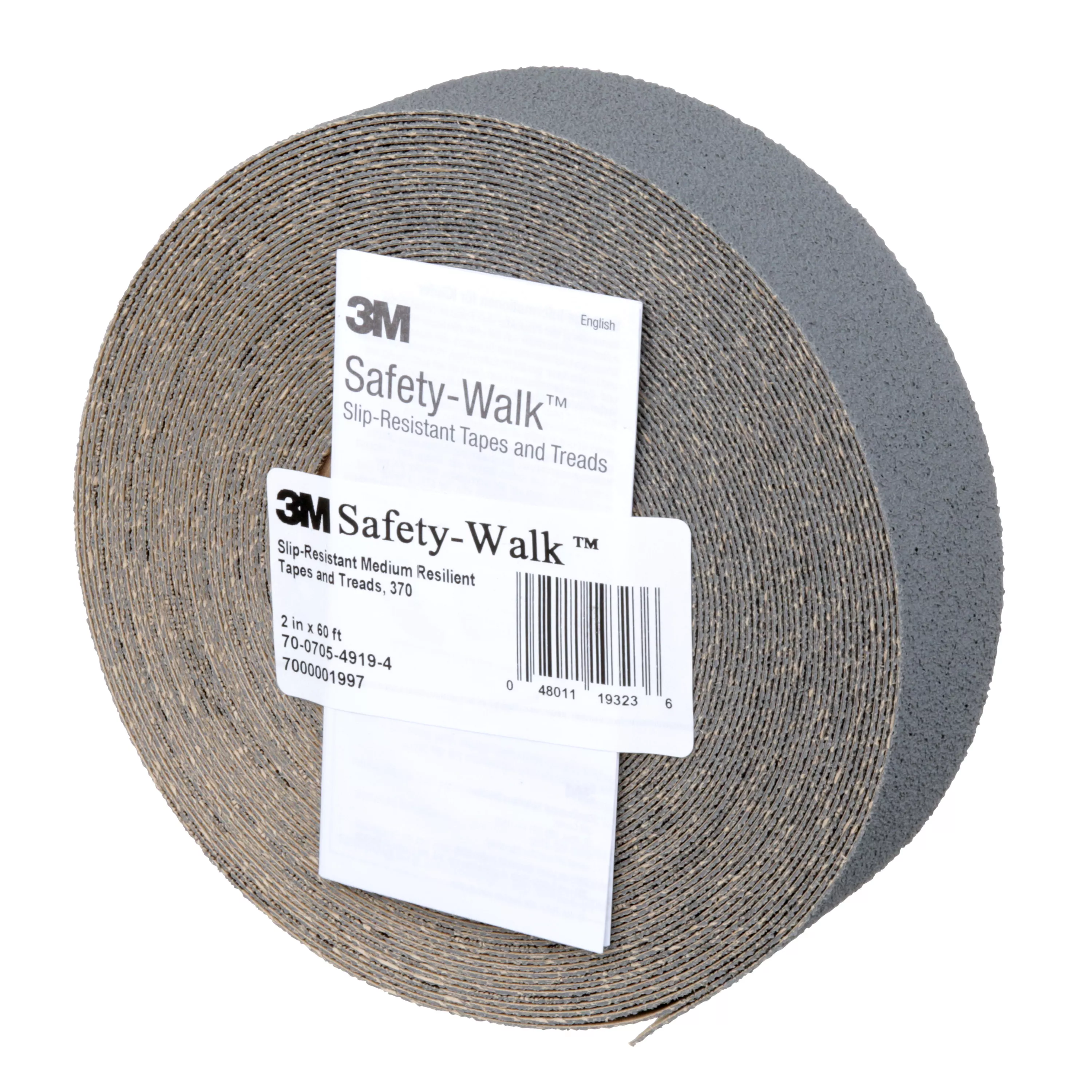 SKU 7000001997 | 3M™ Safety-Walk™ Slip-Resistant Medium Resilient Tapes & Treads 370