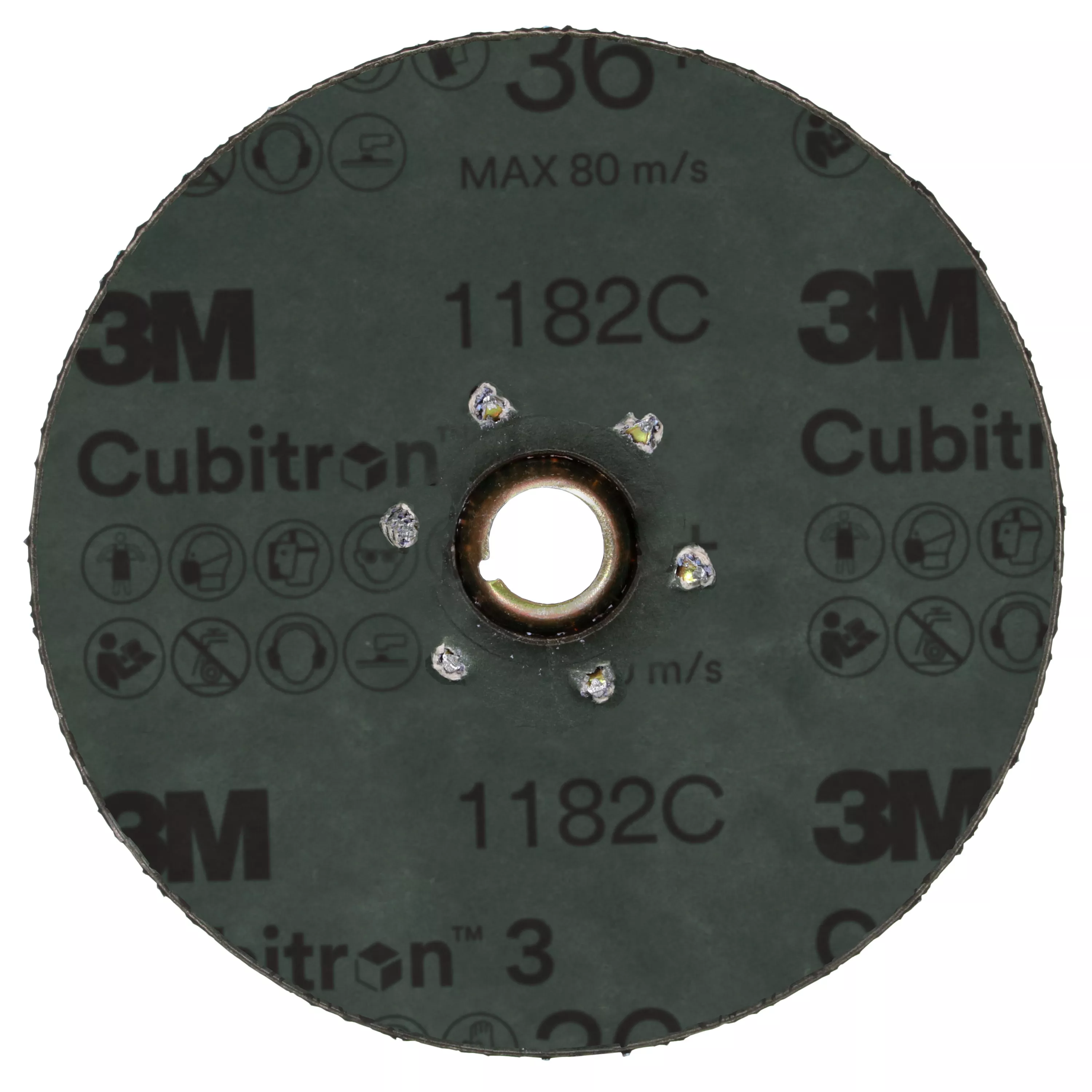 SKU 7100310728 | 3M™ Cubitron™ 3 Fibre Disc 1182C