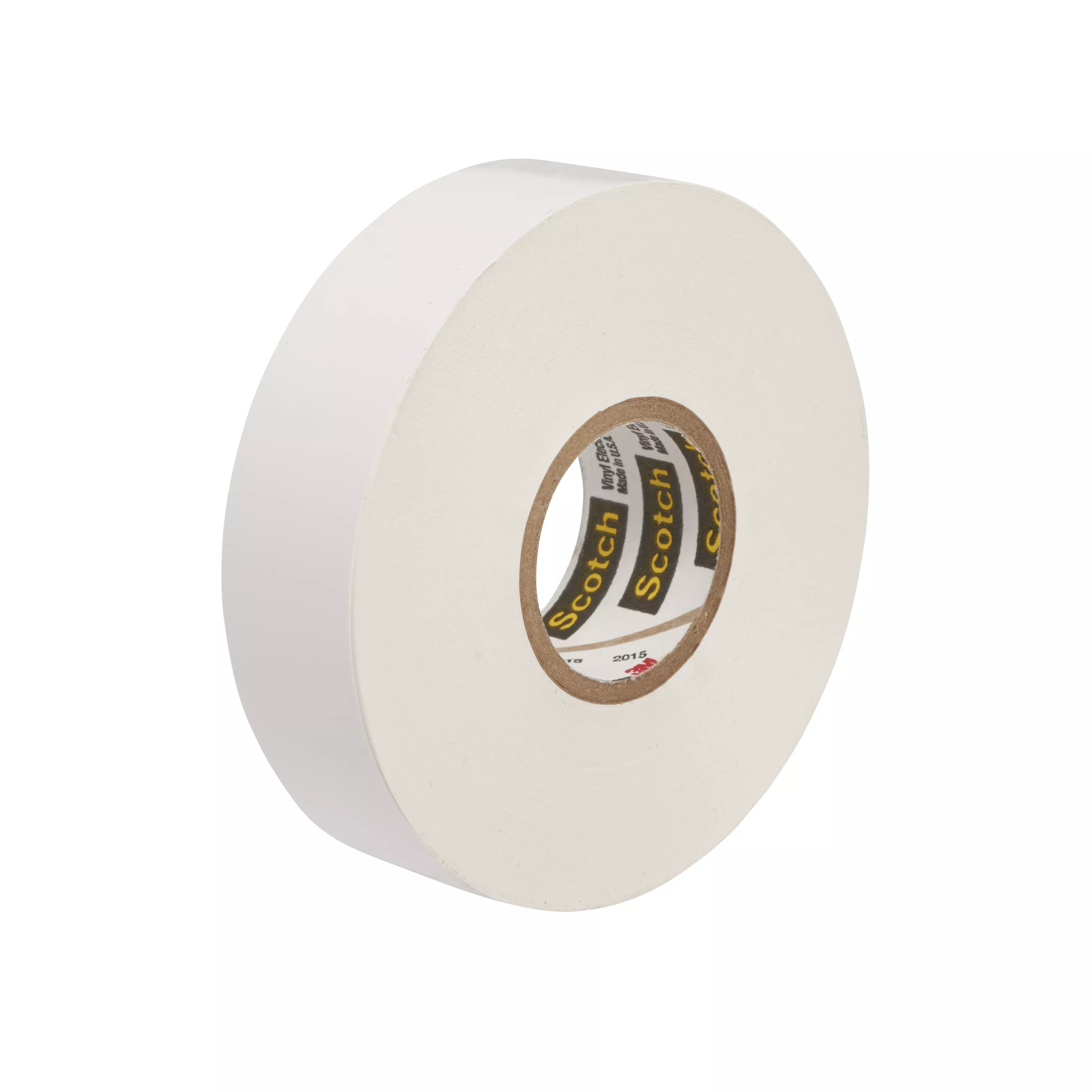 Scotch® Vinyl Color Coding Electrical Tape 35, 1/2 in x 20 ft, White, 10
rolls/carton, 100 rolls/Case