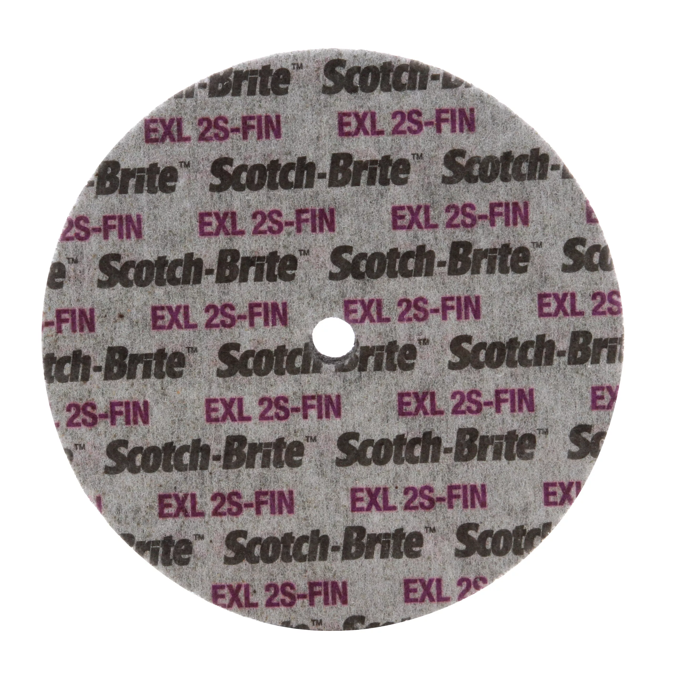 Scotch-Brite™ EXL Unitized Wheel, XL-UW, 2S Fine, 6 in x 1/4 in x 1/2
in, 8 ea/Case