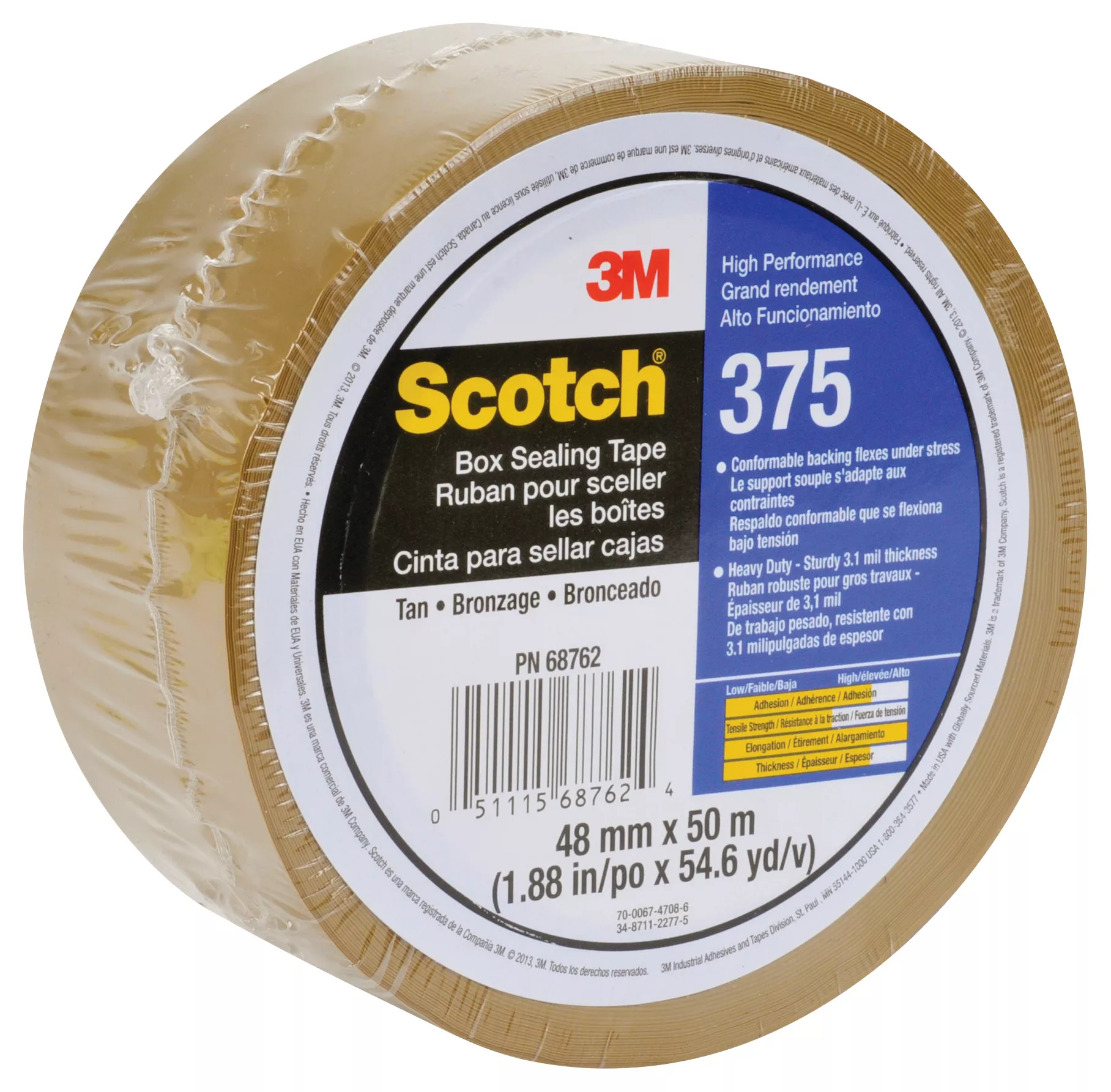 SKU 7010374960 | Scotch® Box Sealing Tape 375