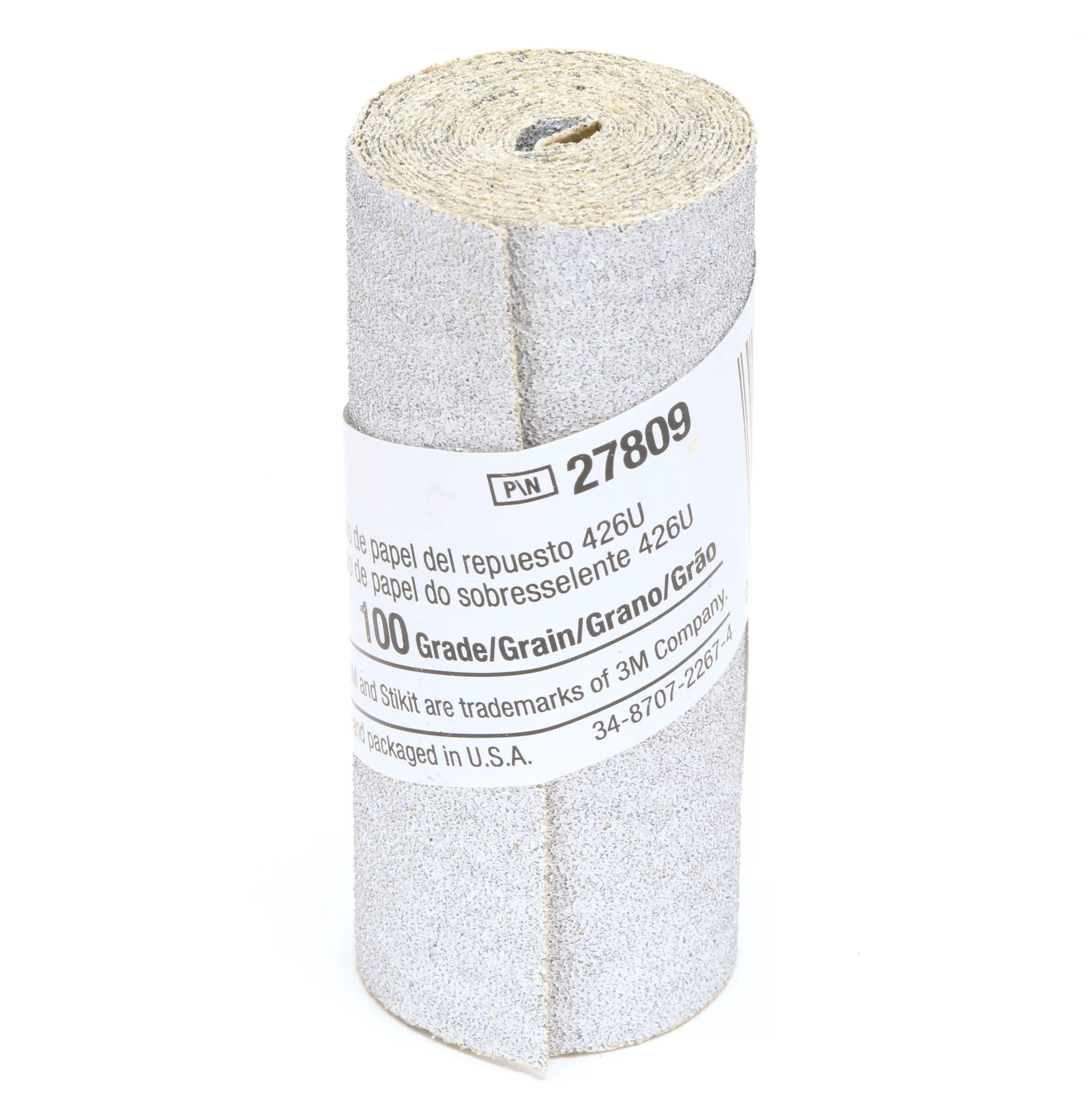 3M™ Stikit™ Paper Refill Roll 426U, 2-1/2 in x 55 in 100 A-weight,
10/Carton, 50 ea/Case