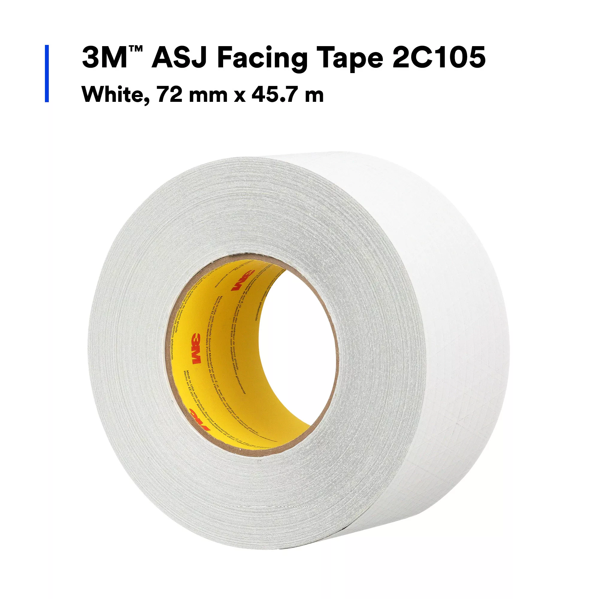 SKU 7100043842 | 3M™ ASJ Facing Tape 2C105