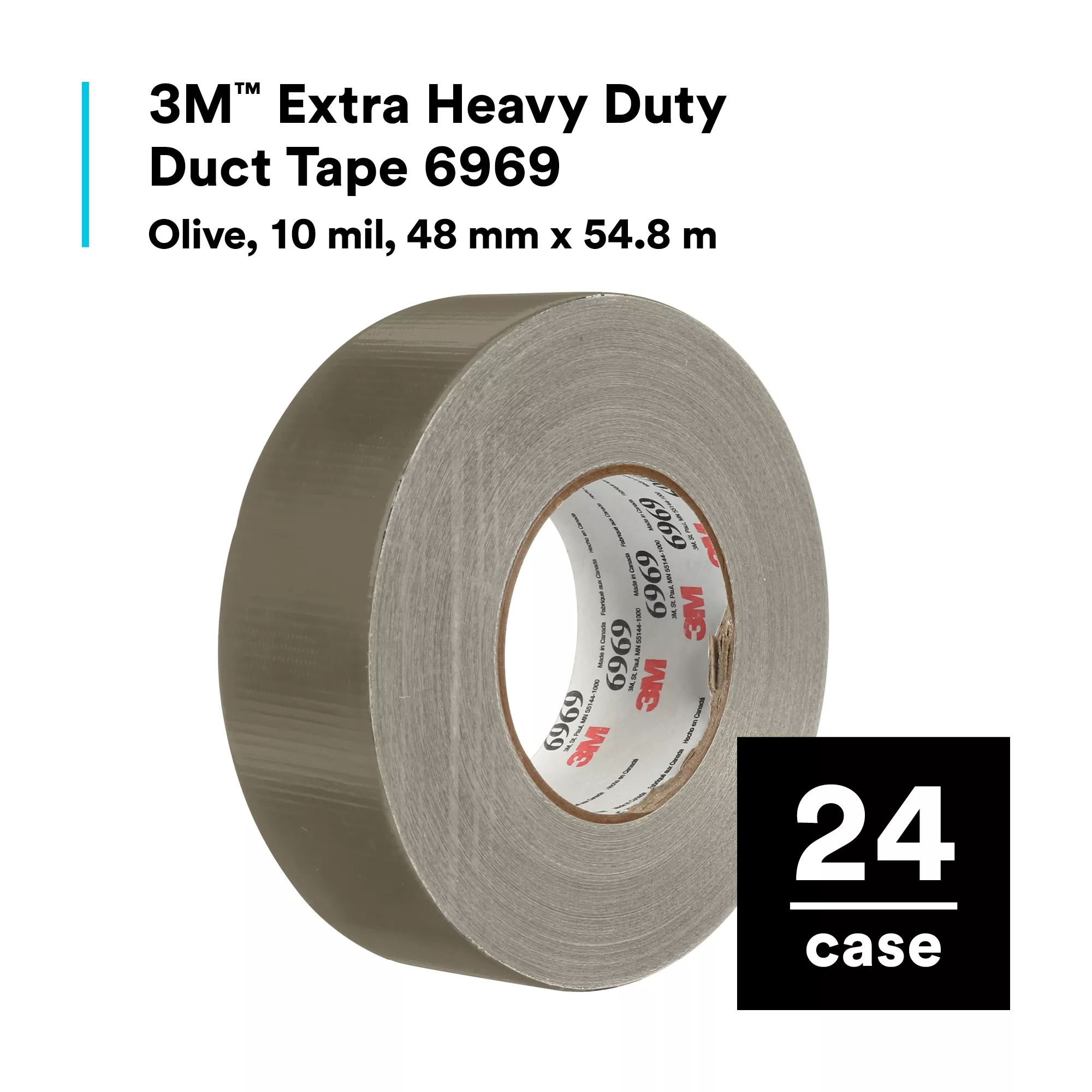 SKU 7000123814 | 3M™ Extra Heavy Duty Duct Tape 6969