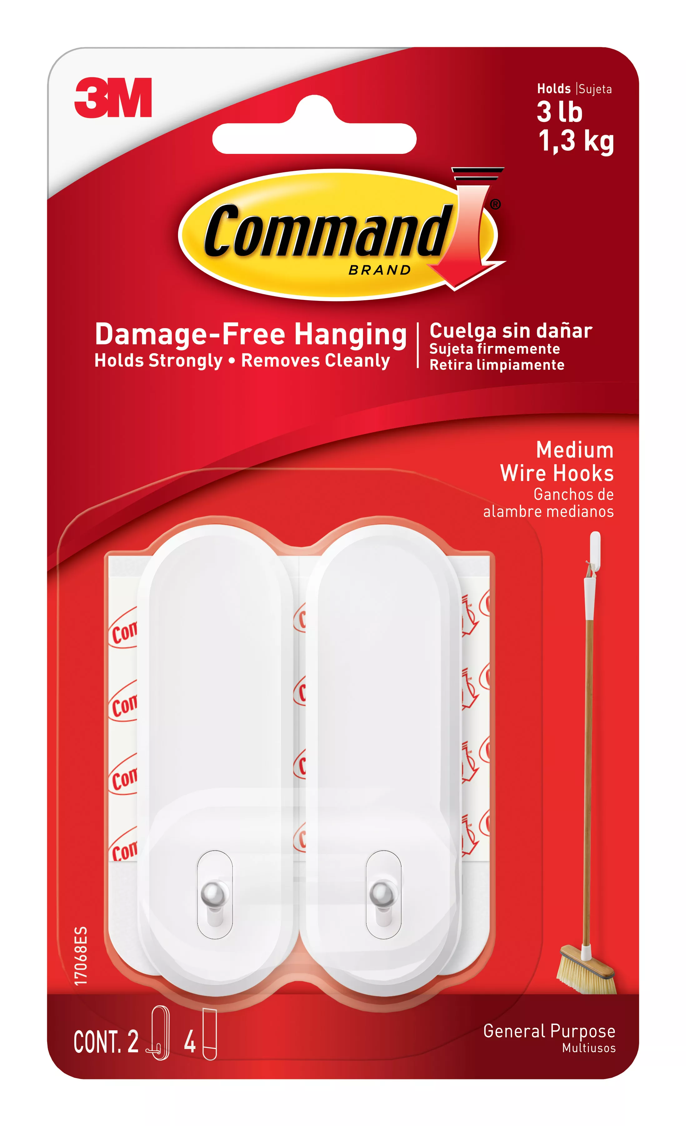 Command™ Medium Wire Hooks 17068ES