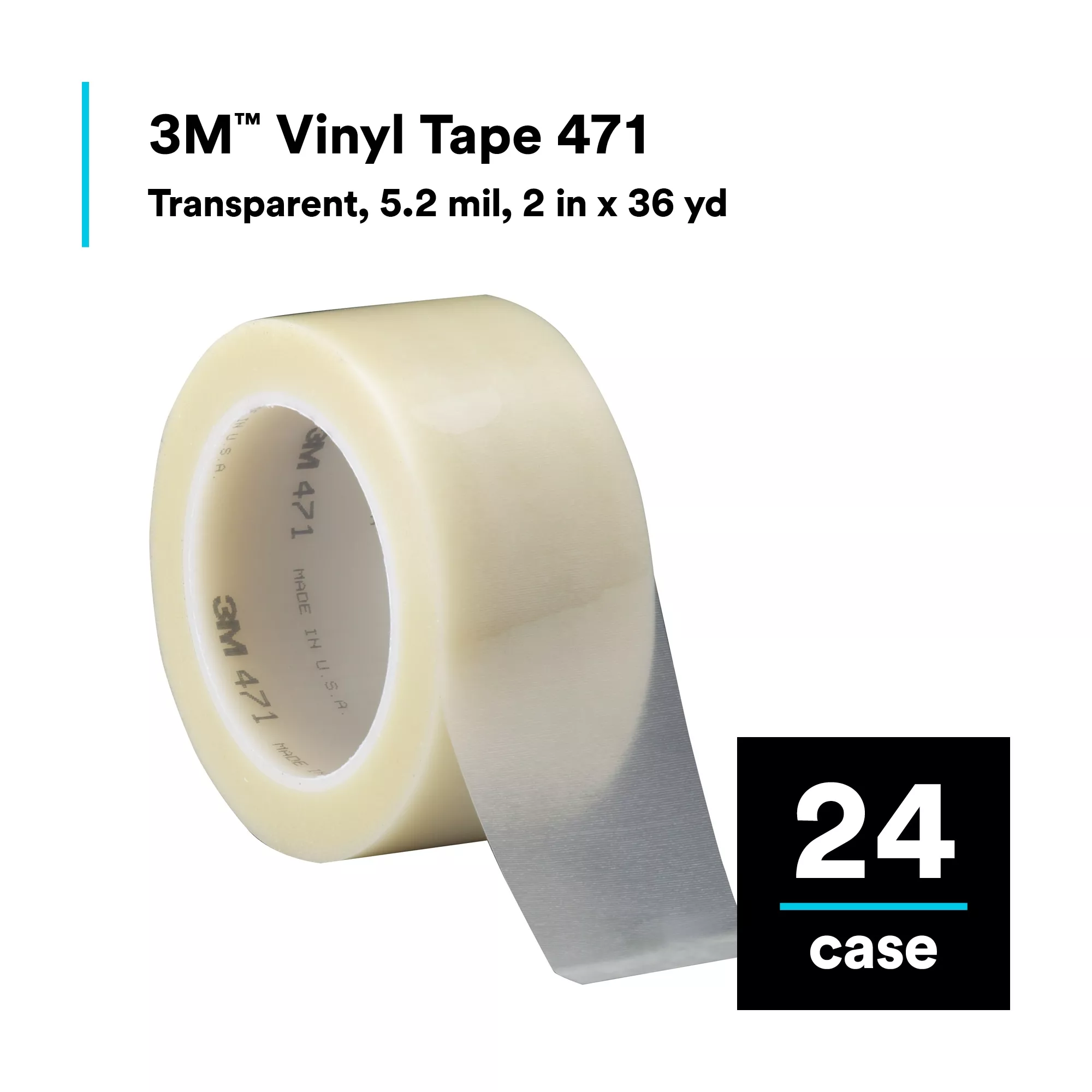 SKU 7100044331 | 3M™ Vinyl Tape 471