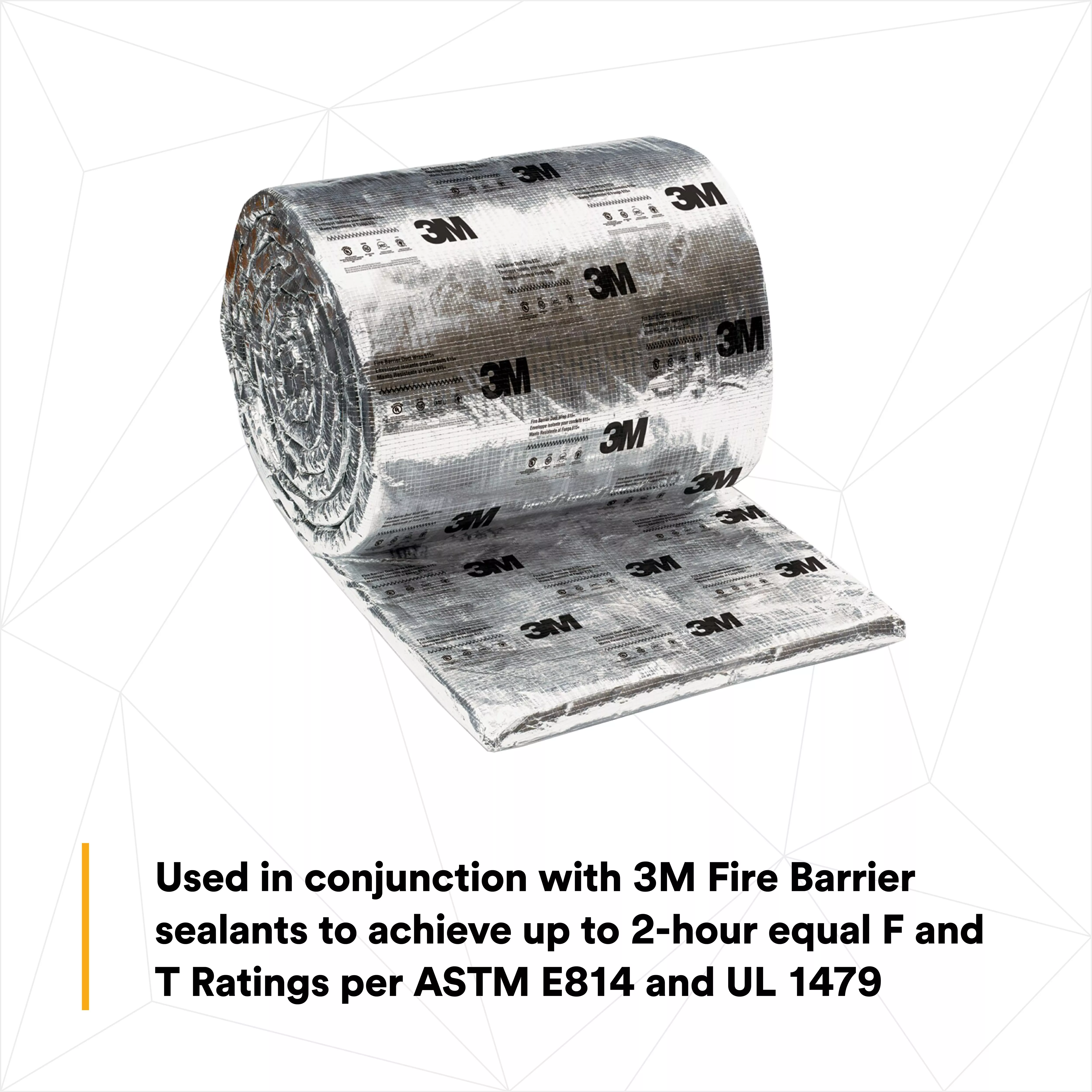 Product Number 615+ | 3M™ Fire Barrier Duct Wrap 615+