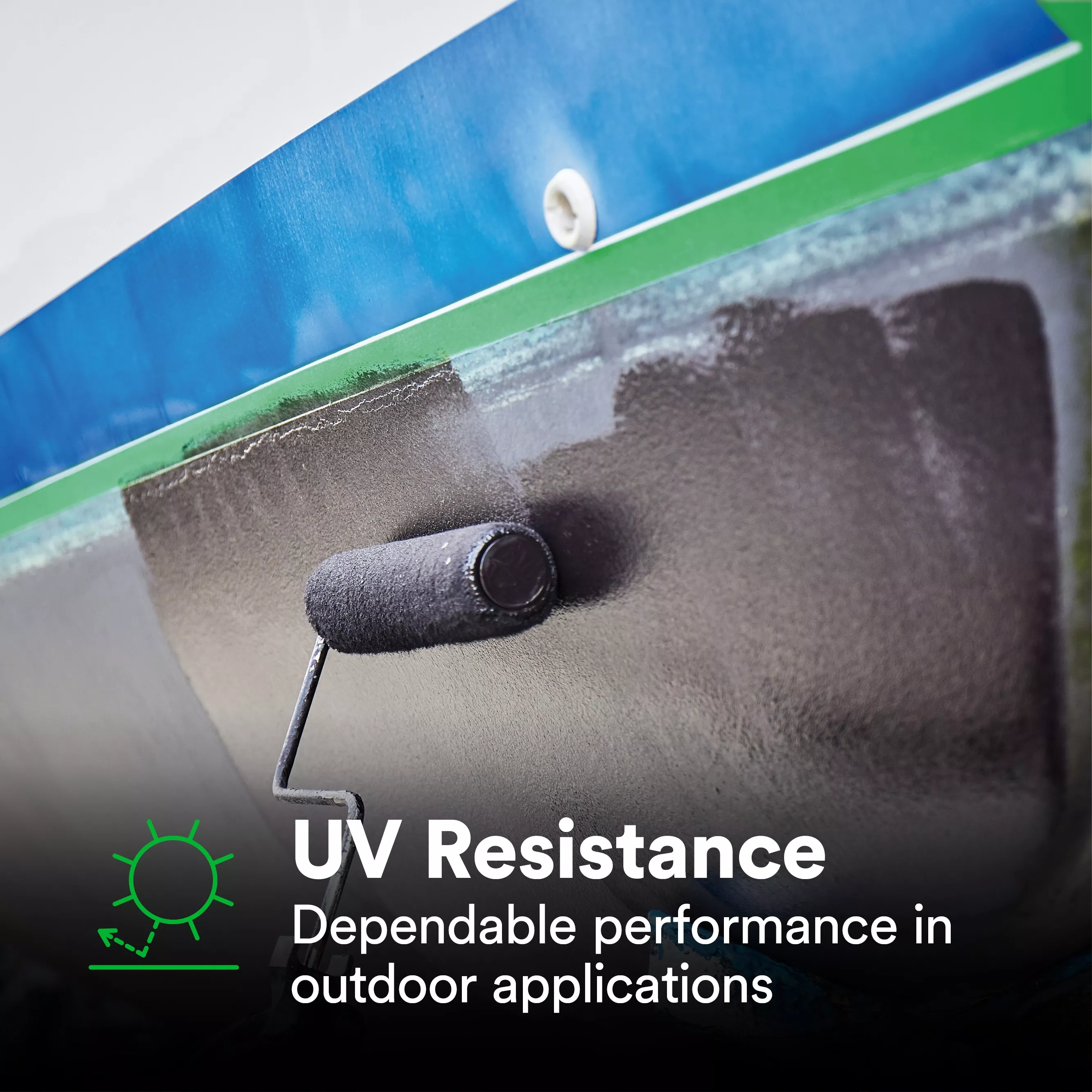 SKU 7100299469 | 3M™ UV Resistant Green Masking Tape