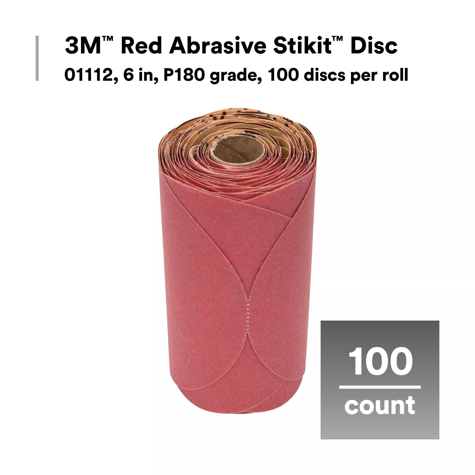 SKU 7000119769 | 3M™ Red Abrasive Stikit™ Disc