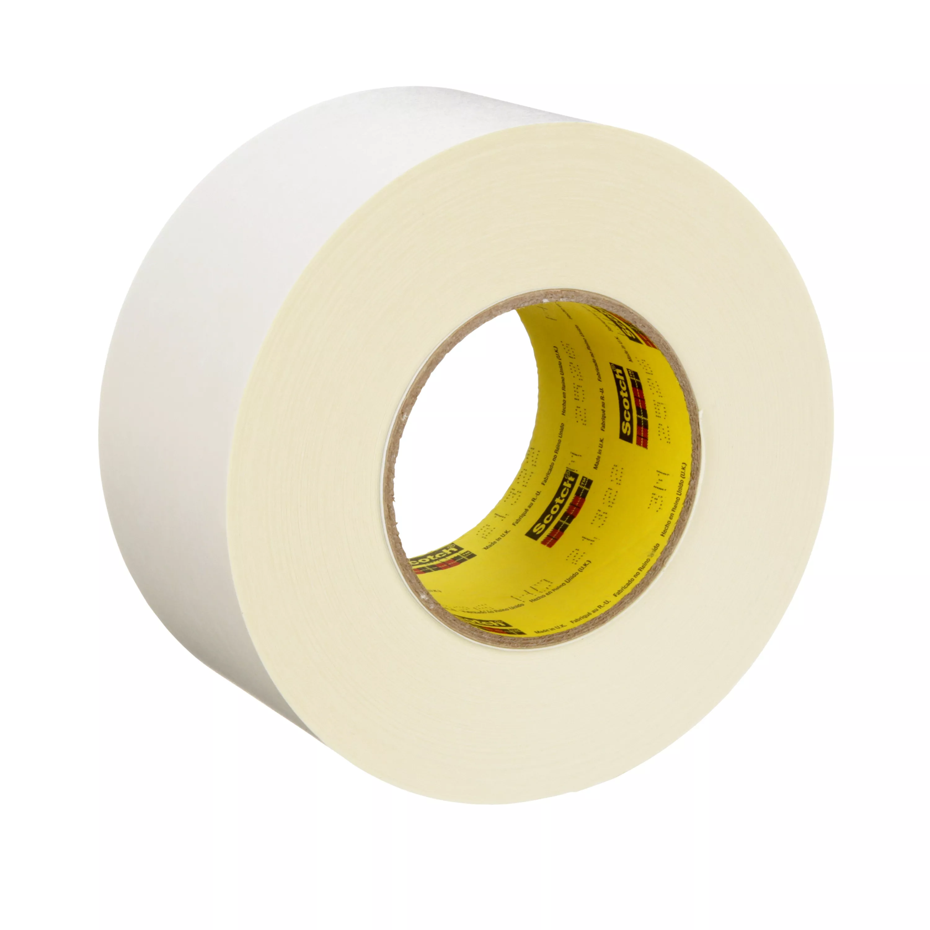 3M™ Textile Flatback Tape 2526, White, 72 mm x 55 m, 9.8 mil, 12
Rolls/Case