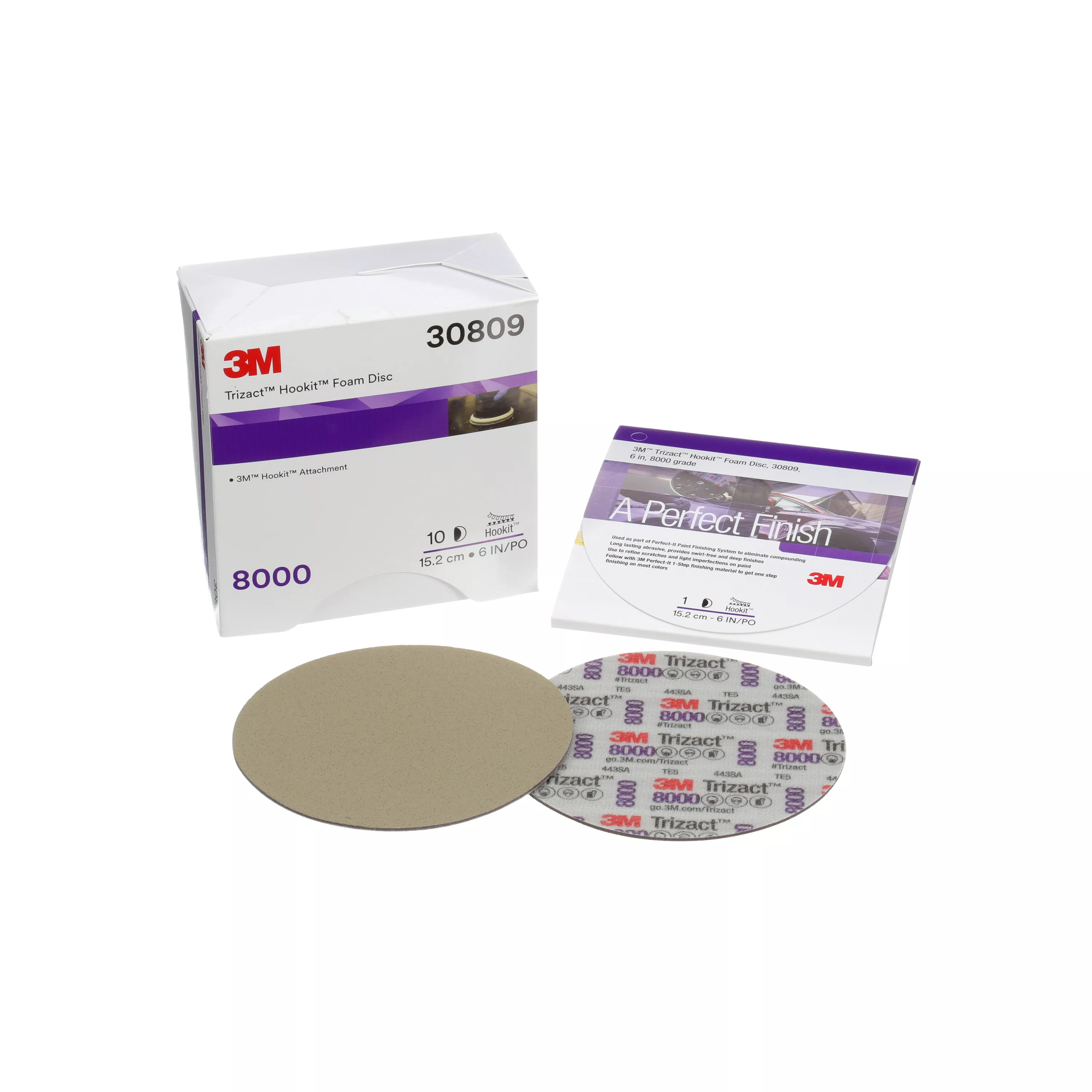 SKU 7100190983 | 3M™ Trizact™ Hookit™ Foam Disc