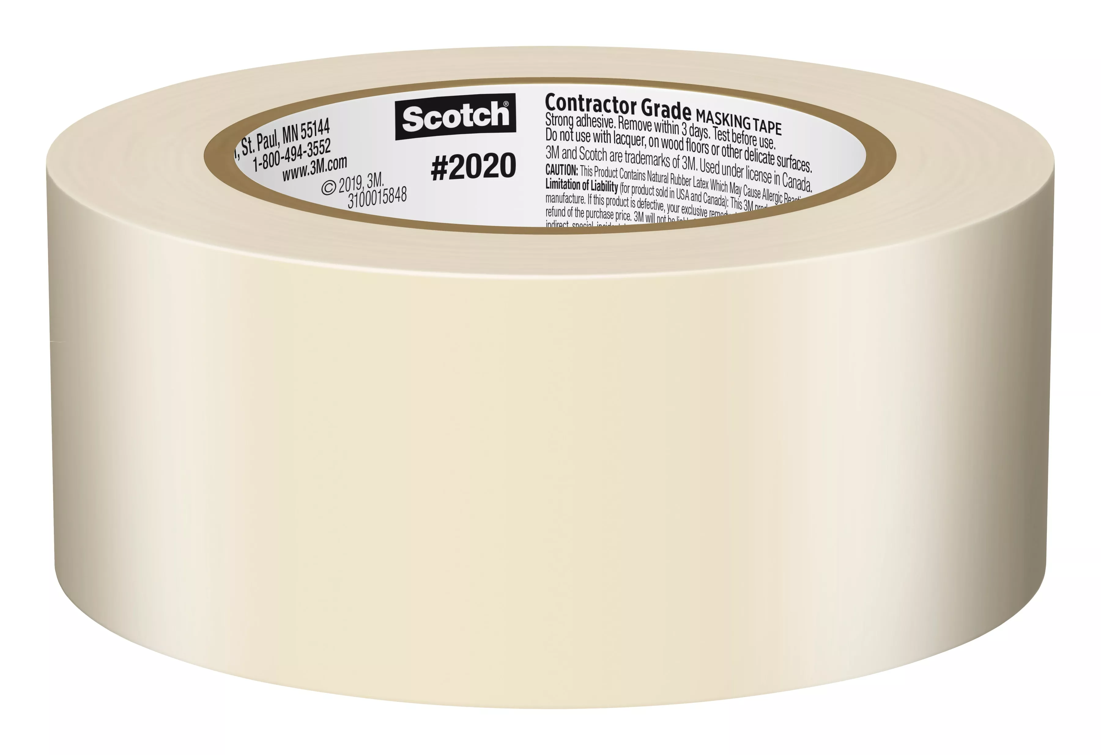 Product Number 2020 | Scotch® Contractor Grade Masking Tape 2020-48EP3