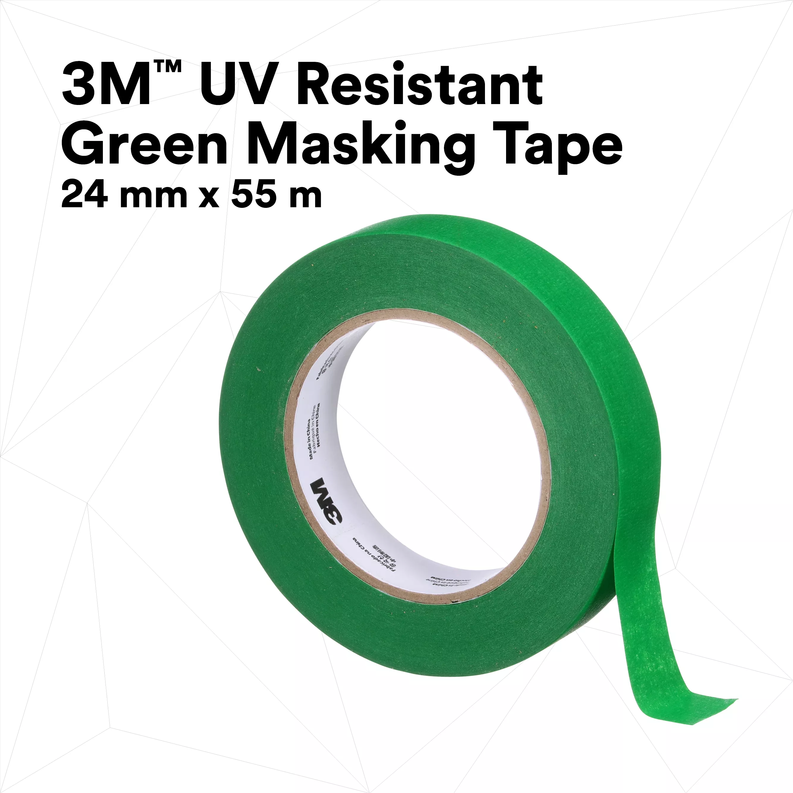 Product Number UVG | 3M™ UV Resistant Green Masking Tape