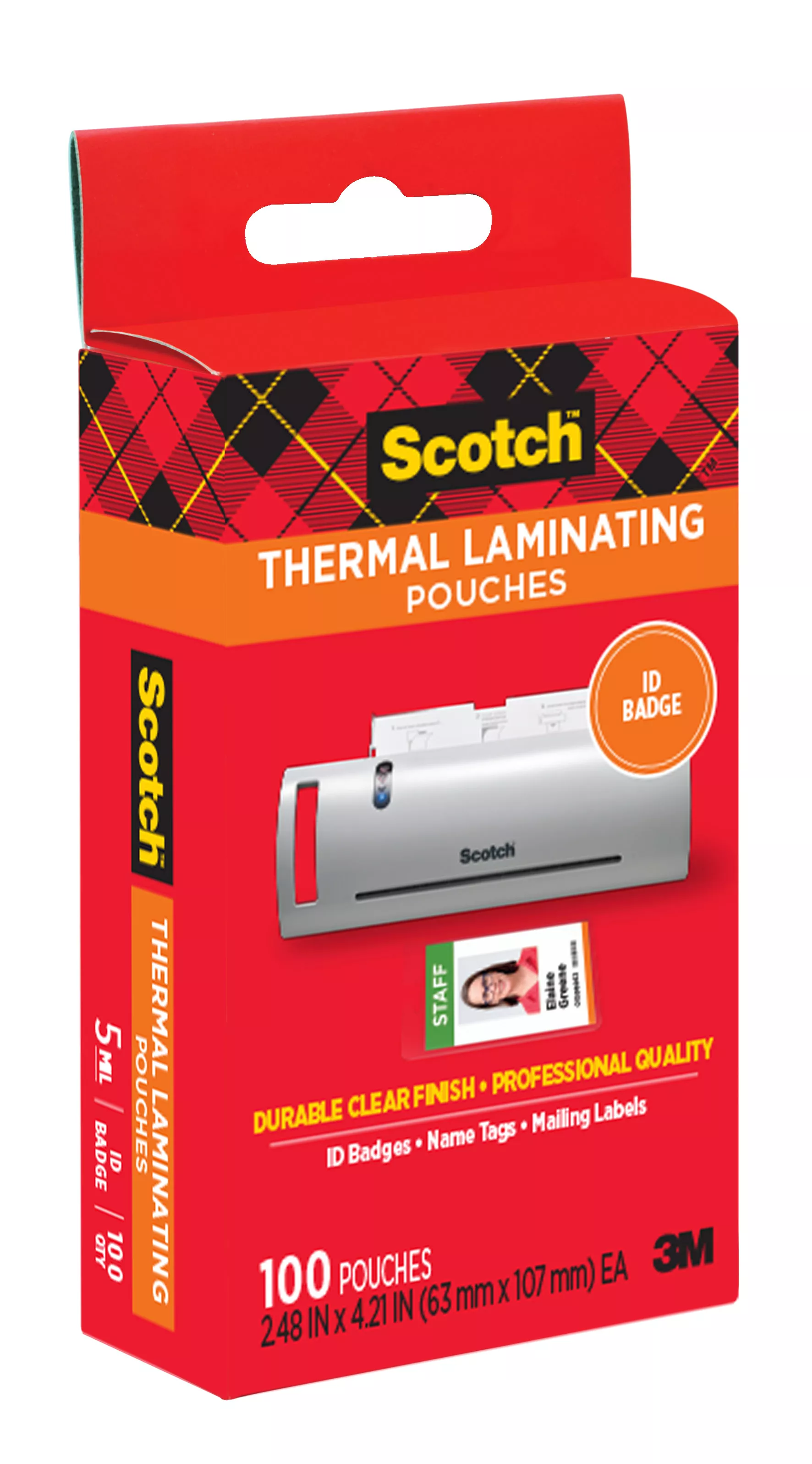 Product Number TP5852-100 | Scotch™ Thermal Pouches TP5852-100
