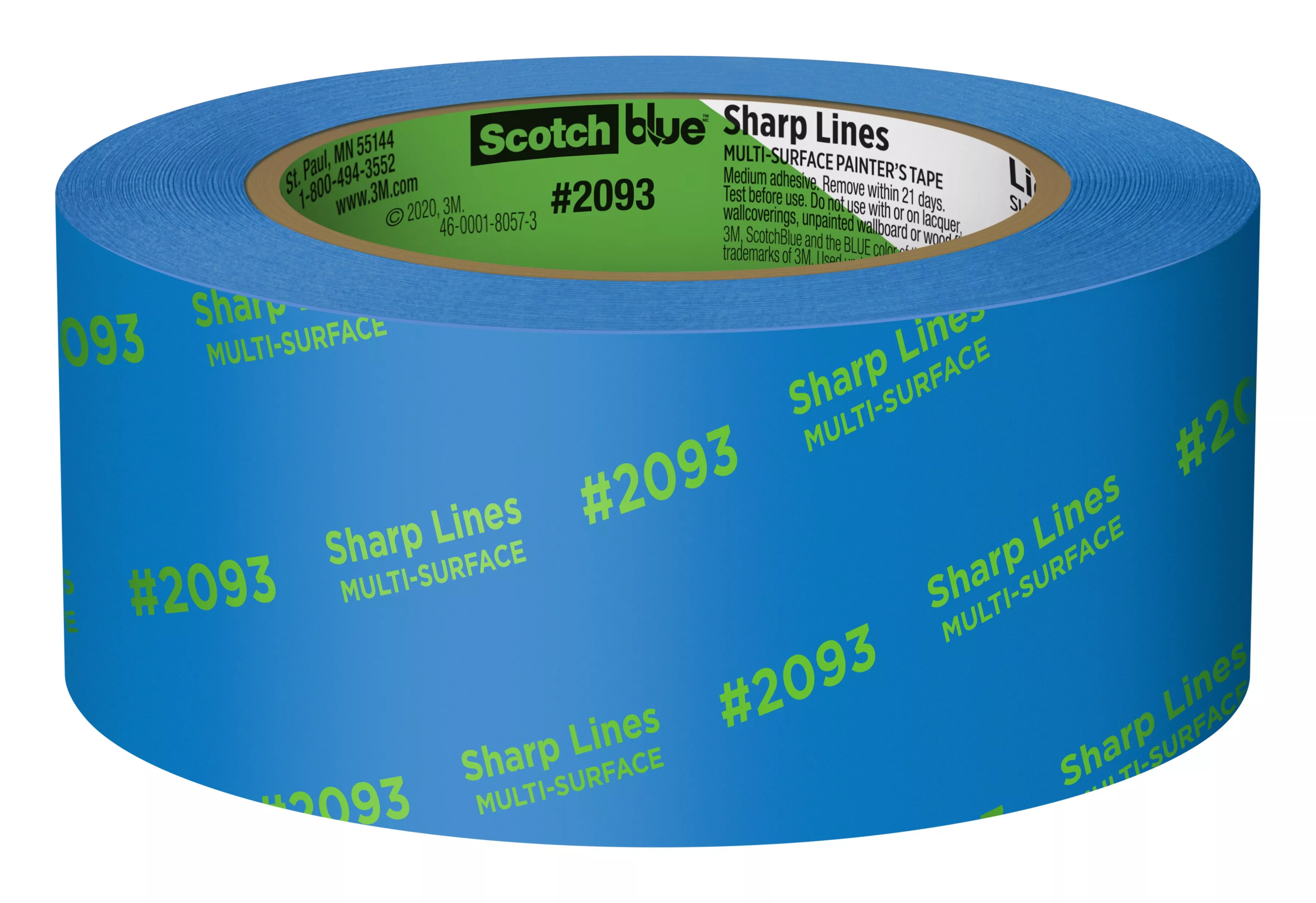 Product Number 2093 | ScotchBlue™ Sharp Lines Painter's Tape 2093-48NC