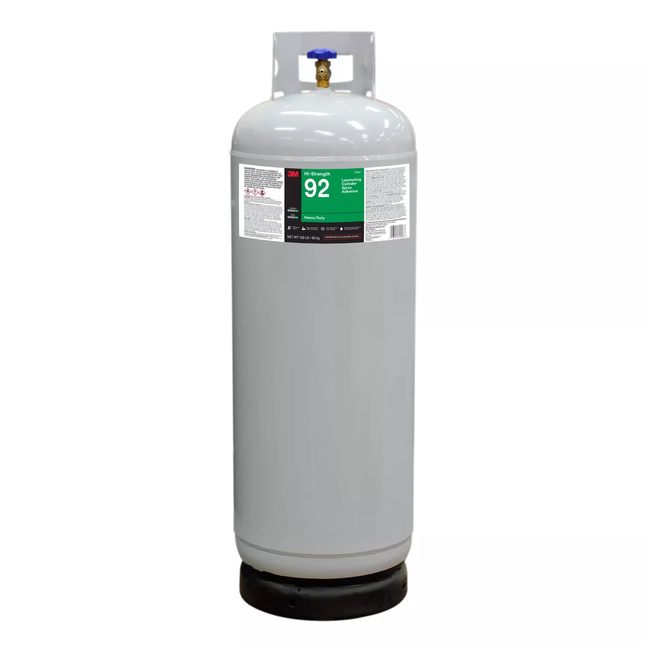 3M™ Hi-Strength Laminating 92, Cylinder Spray Adhesive, Clear,
Intermediate (Net Wt 139 lb), 1 Each/Cylinder