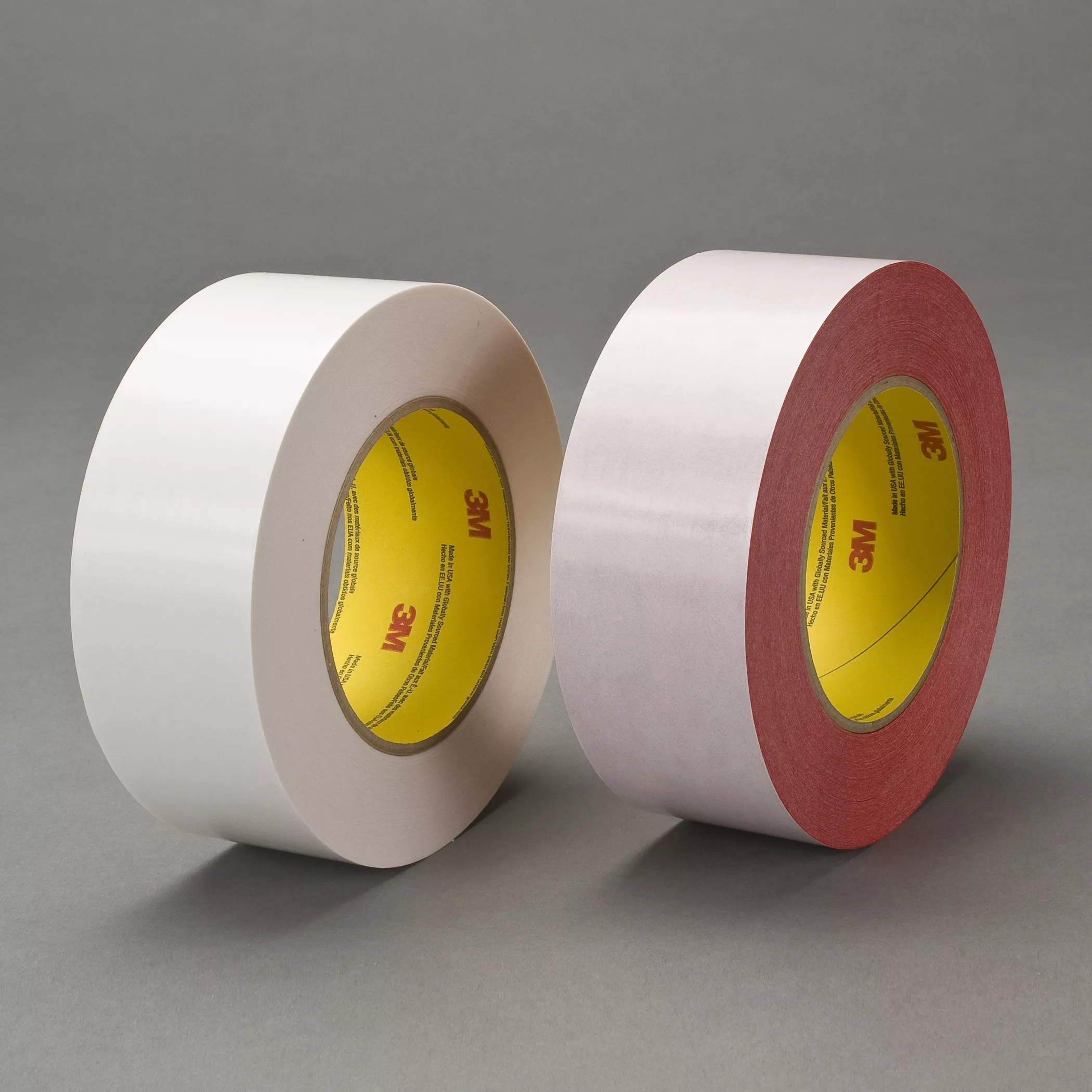 3M™ Double Coated Tape 9738R, Red, Japan Label, 48 mm x 55 m, 4.3 mil, 24 Rolls/Case