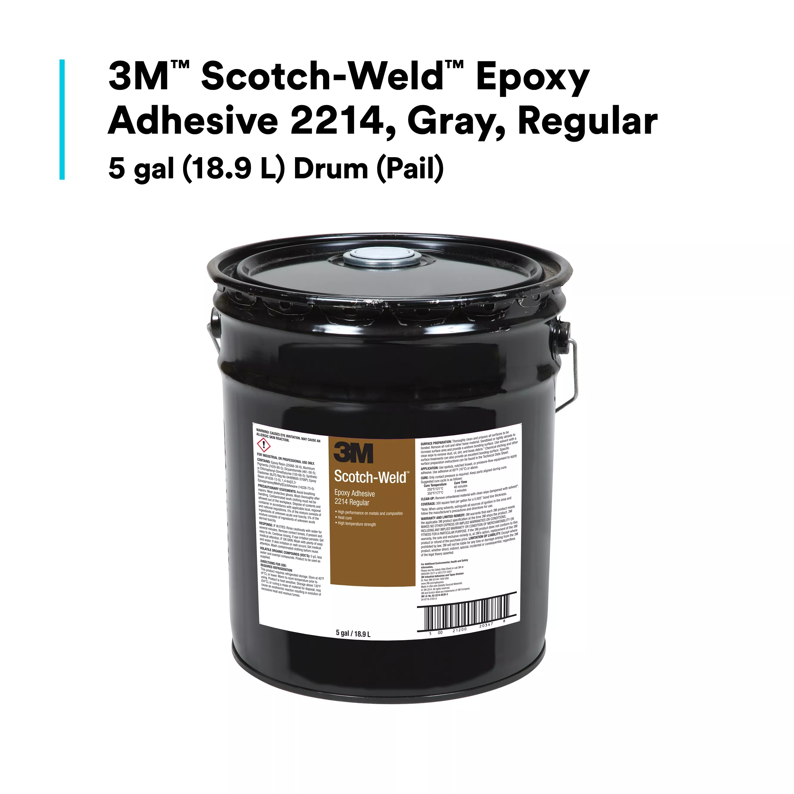 SKU 7100111206 | 3M™ Scotch-Weld™ Epoxy Adhesive 2214