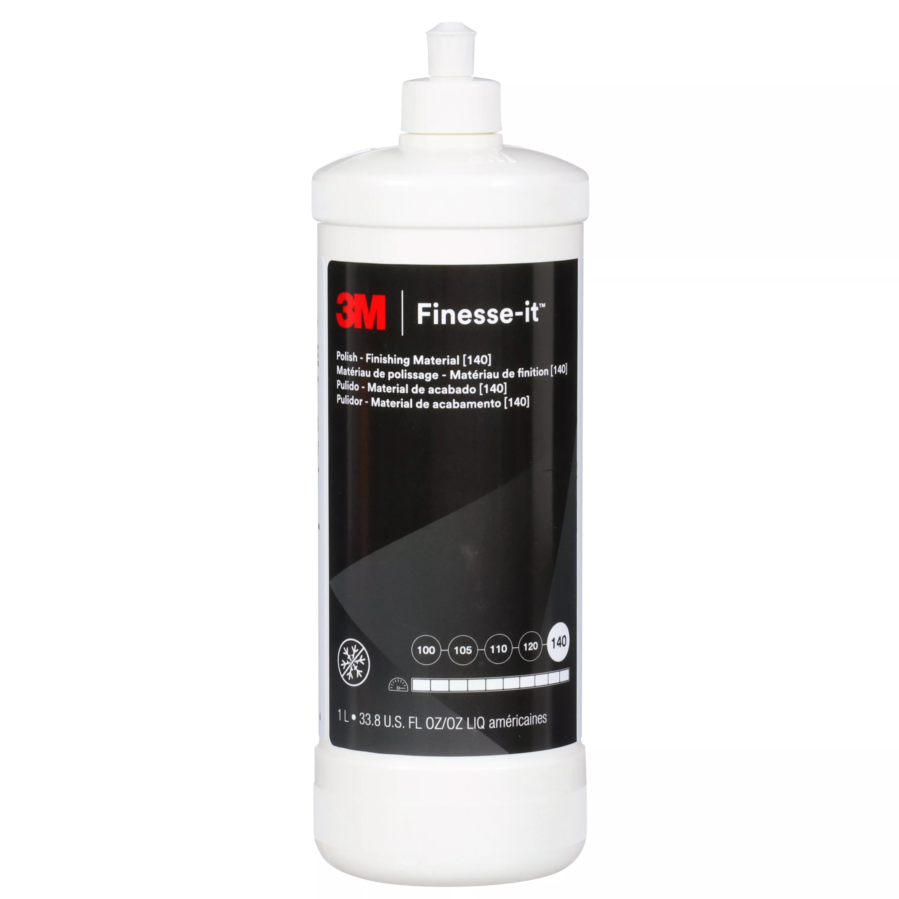 3M™ Finesse-it™ Polish Standard Series - Finishing Material (140),
81235, White, Easy Clean Up, Liter (33.814 oz), 12 ea/Case