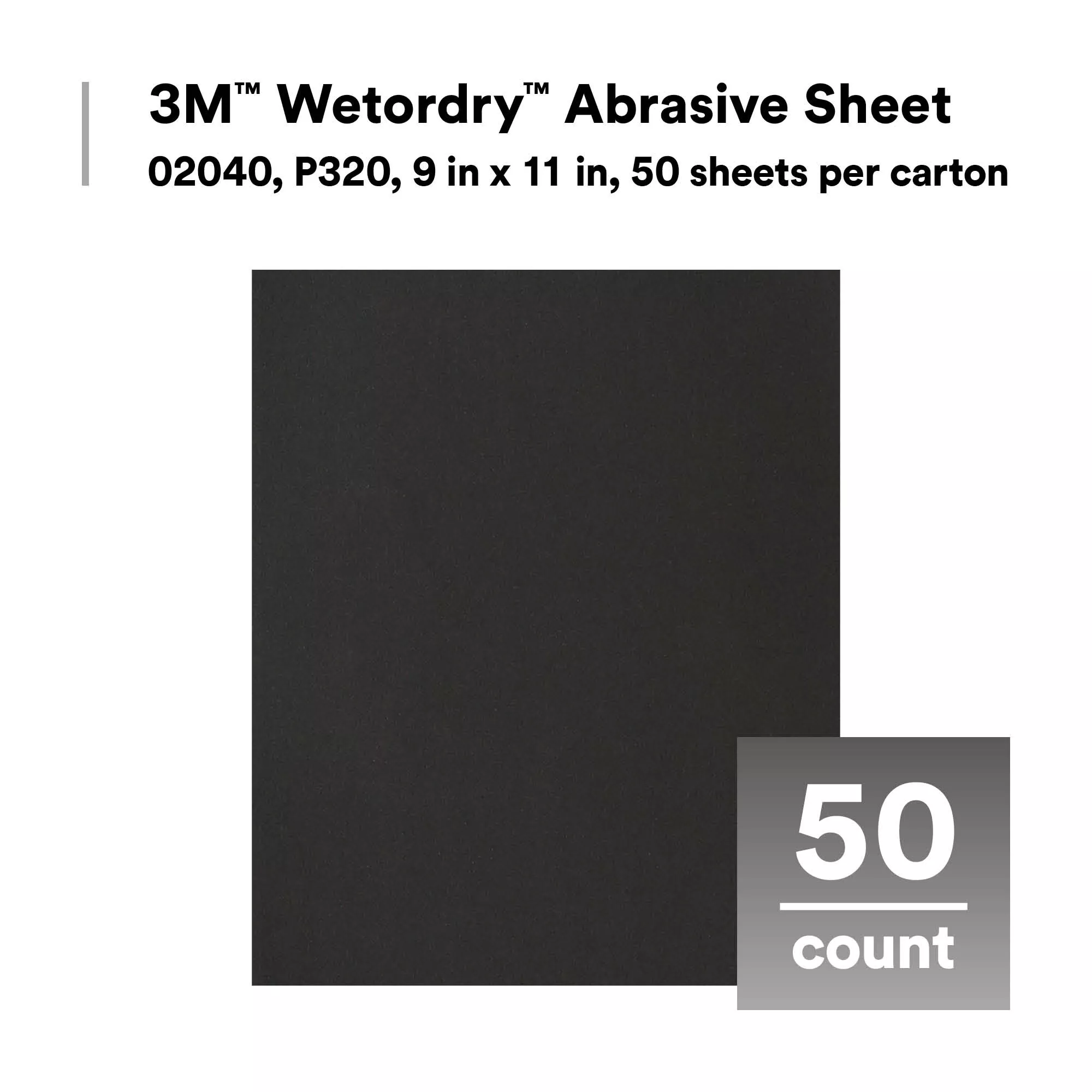 SKU 7000028327 | 3M™ Wetordry™ Abrasive Sheet 213Q