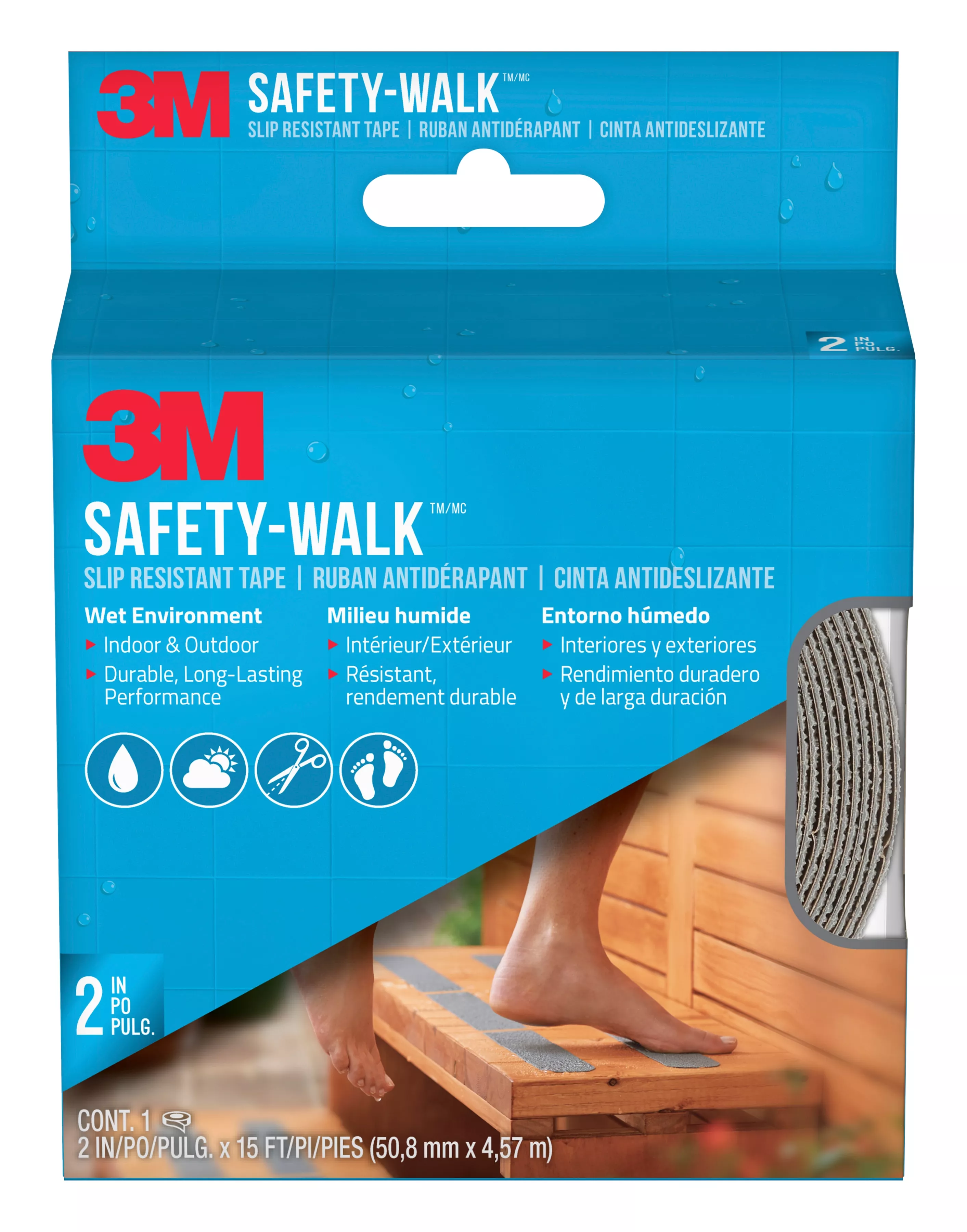 SKU 7100173140 | 3M™ Safety-Walk™ Slip Resistant Tape 370G-R2X180