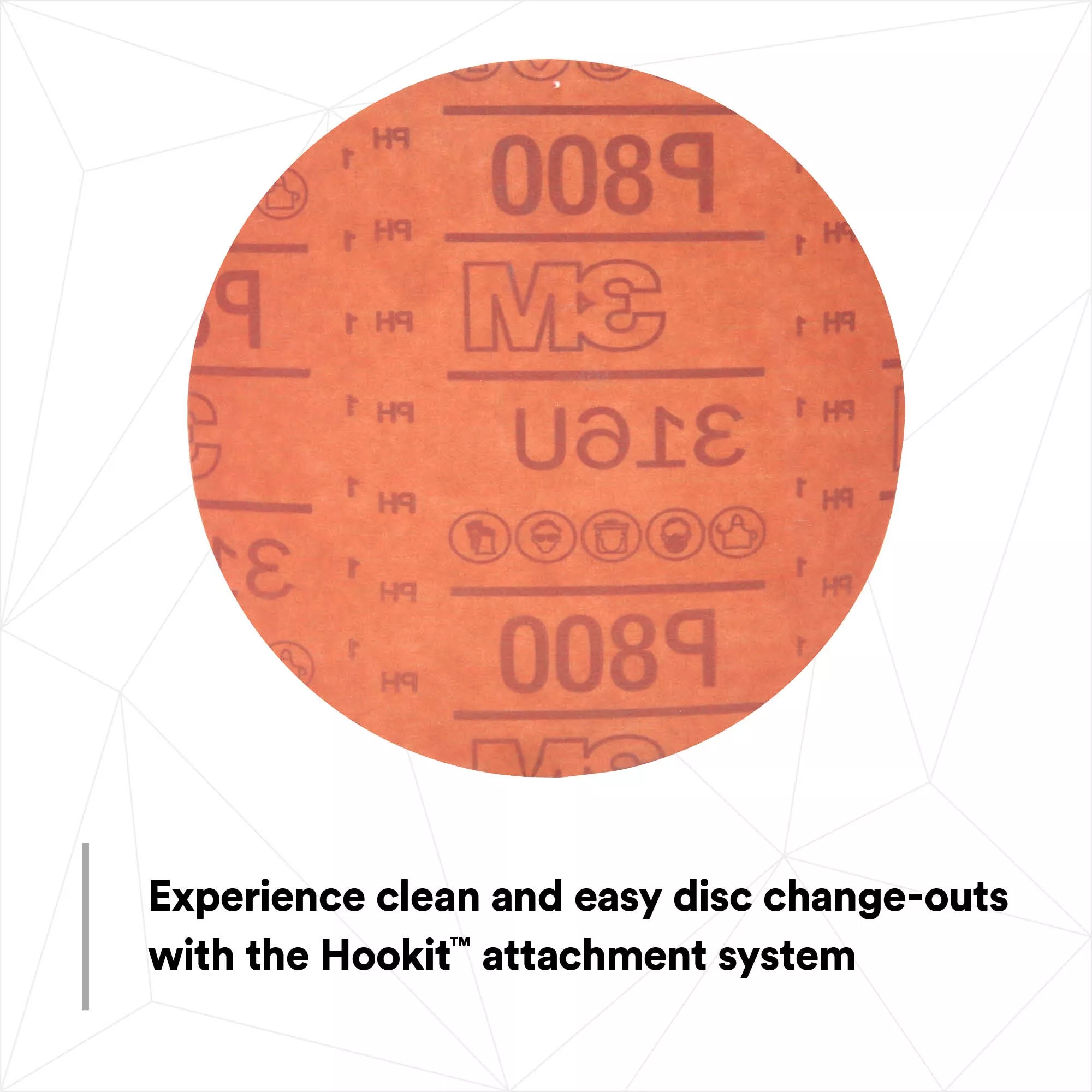 SKU 7000119779 | 3M™ Hookit™ Red Abrasive Disc 316U