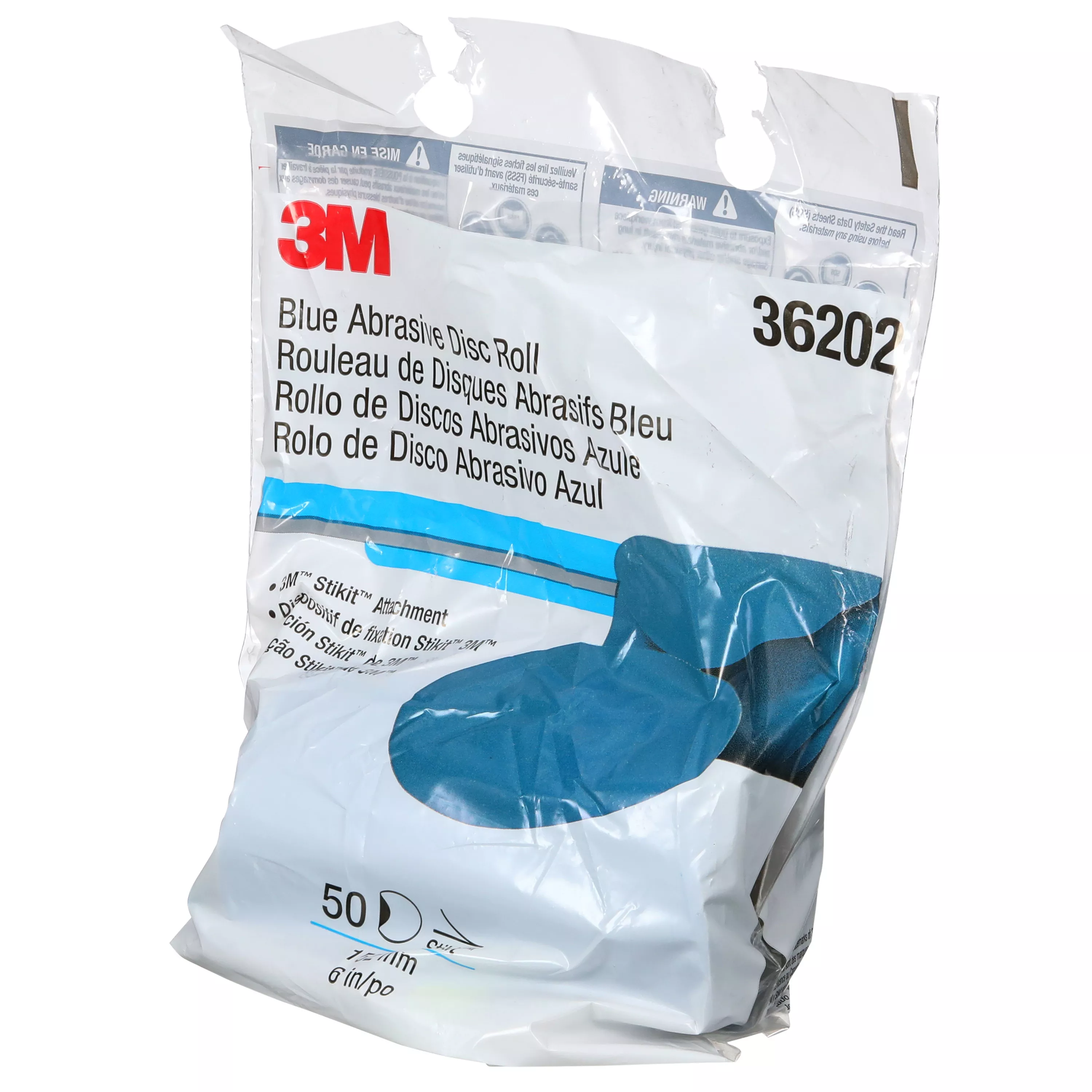 SKU 7100098232 | 3M™ Stikit™ Blue Abrasive Disc Roll