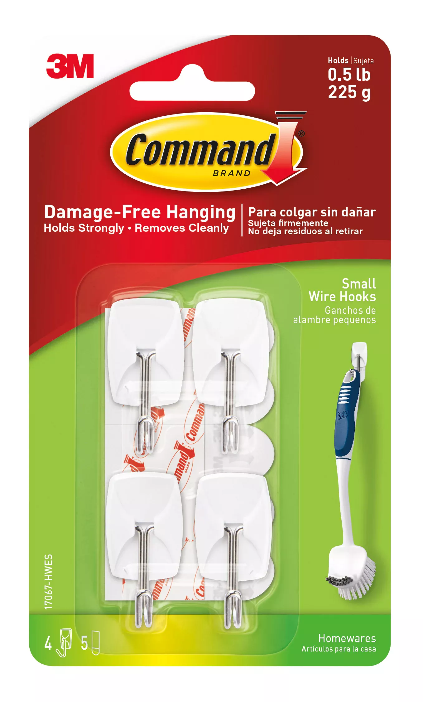Command™ Small Wire Hooks 17067-HWES