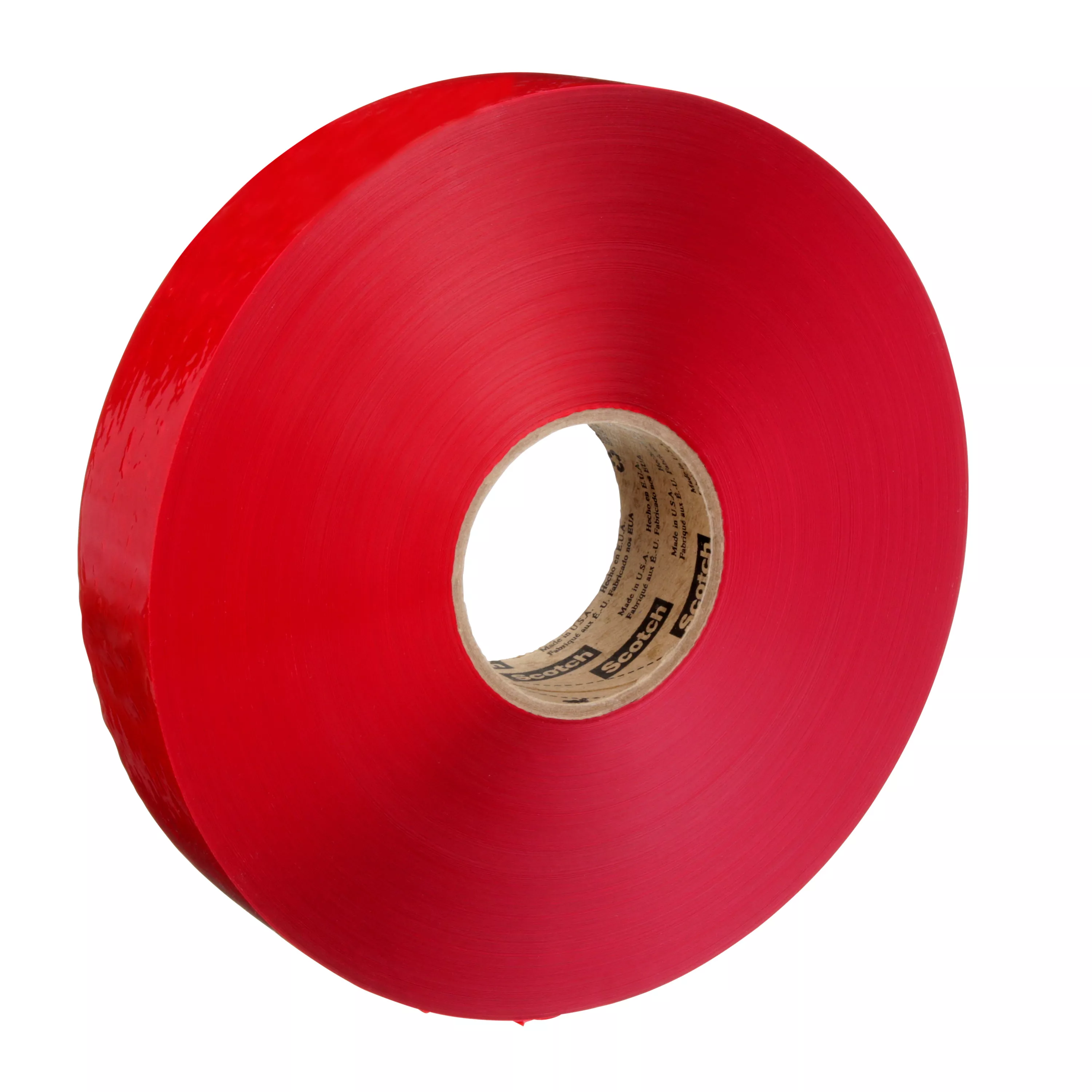 Scotch® Box Sealing Tape 371, Red, 48 mm x 914 m, 6/Case