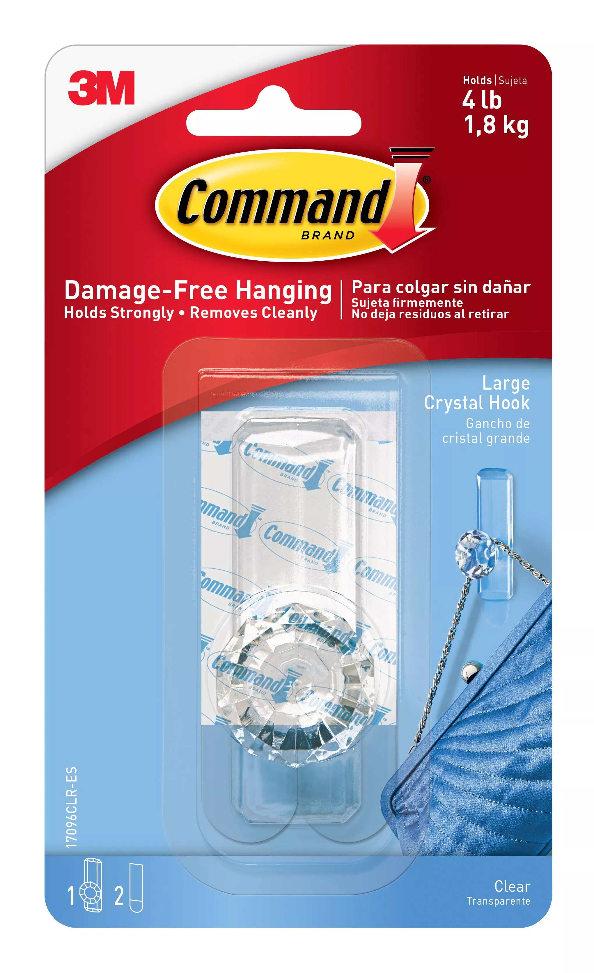 UPC 00051141999395 | Command™ Clear Large Crystal Hook 17096CLR-ES