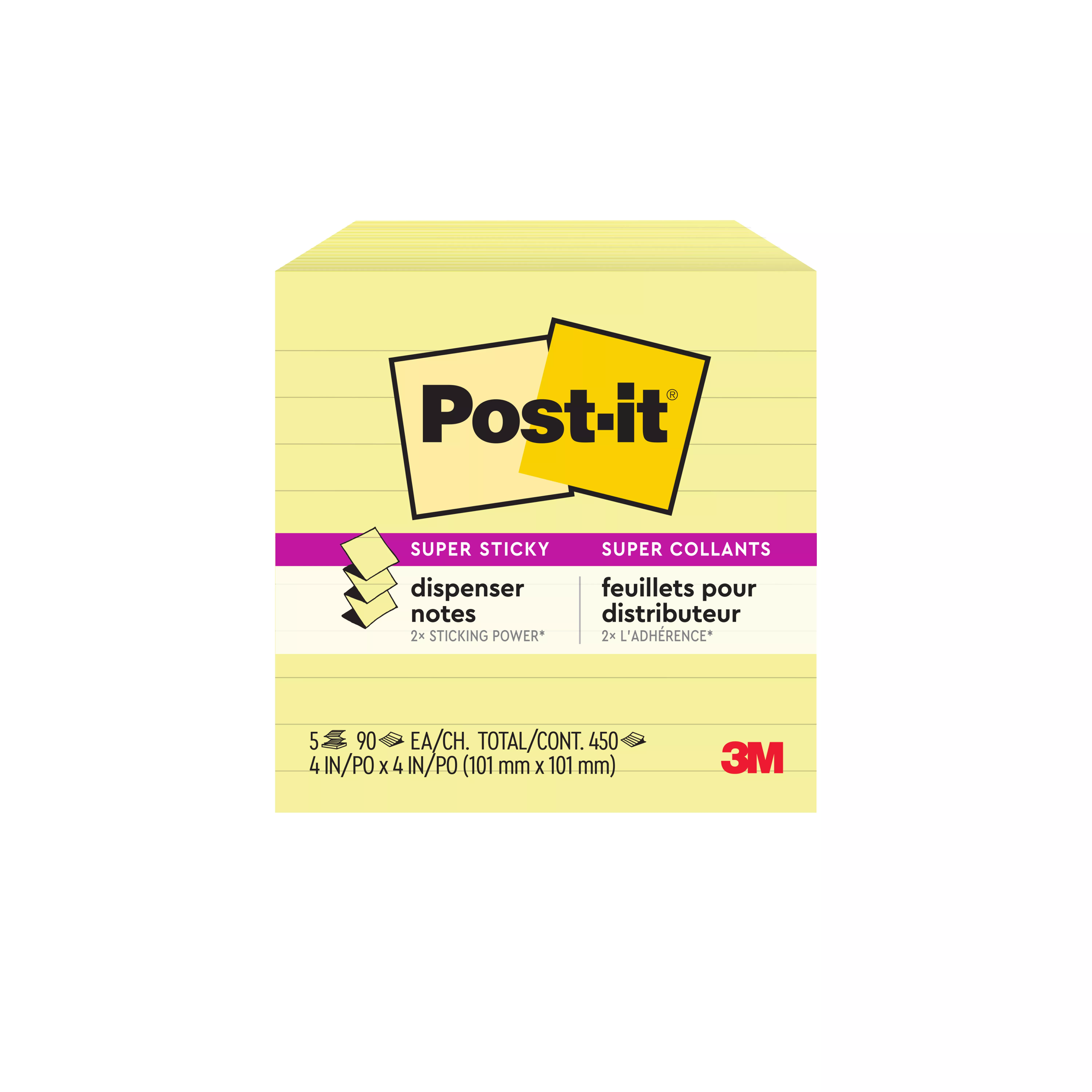 SKU 7100141279 | Post-it® Super Sticky Dispenser Pop-up Notes R440-YWSS