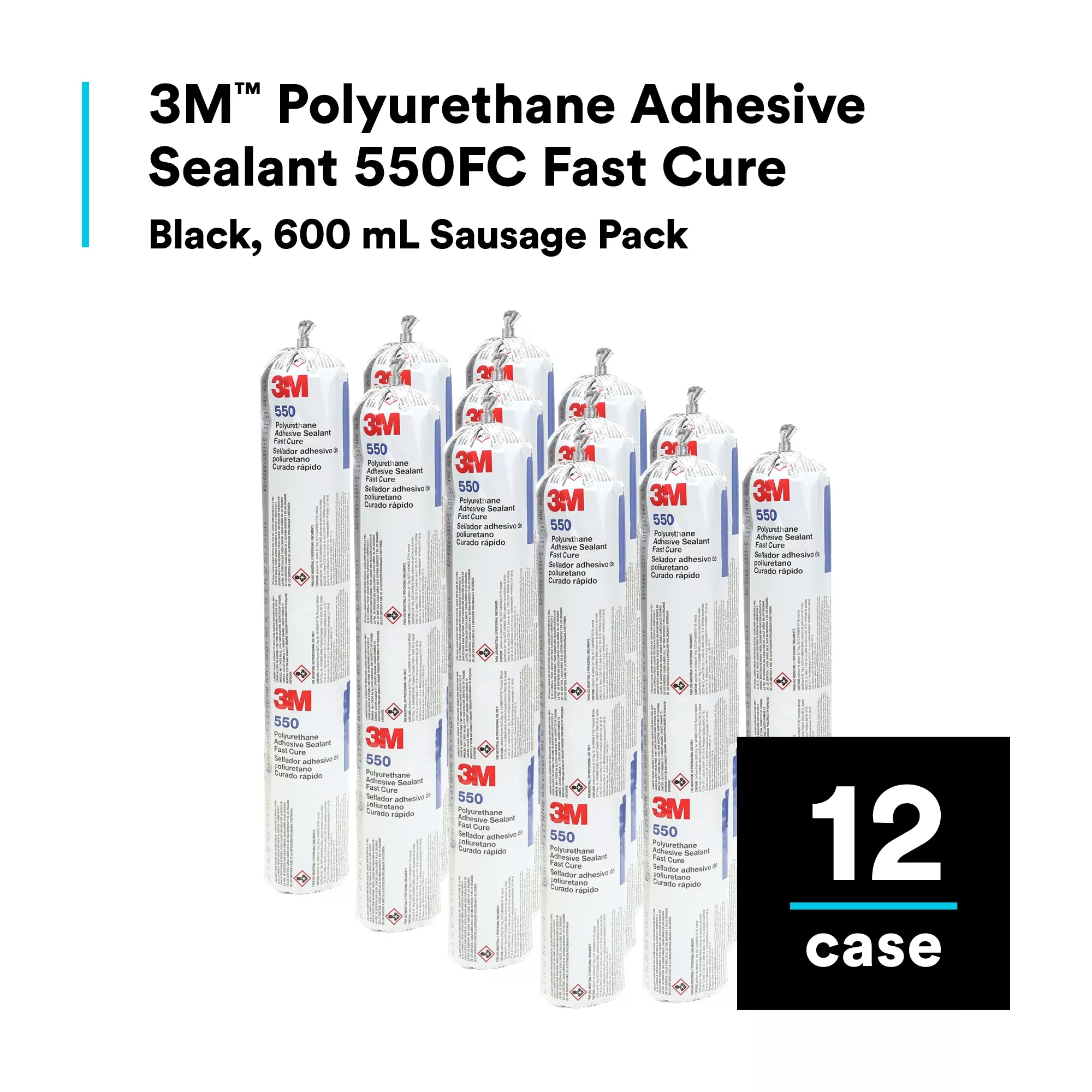 SKU 7100197989 | 3M™ Polyurethane Adhesive Sealant 550FC Fast Cure