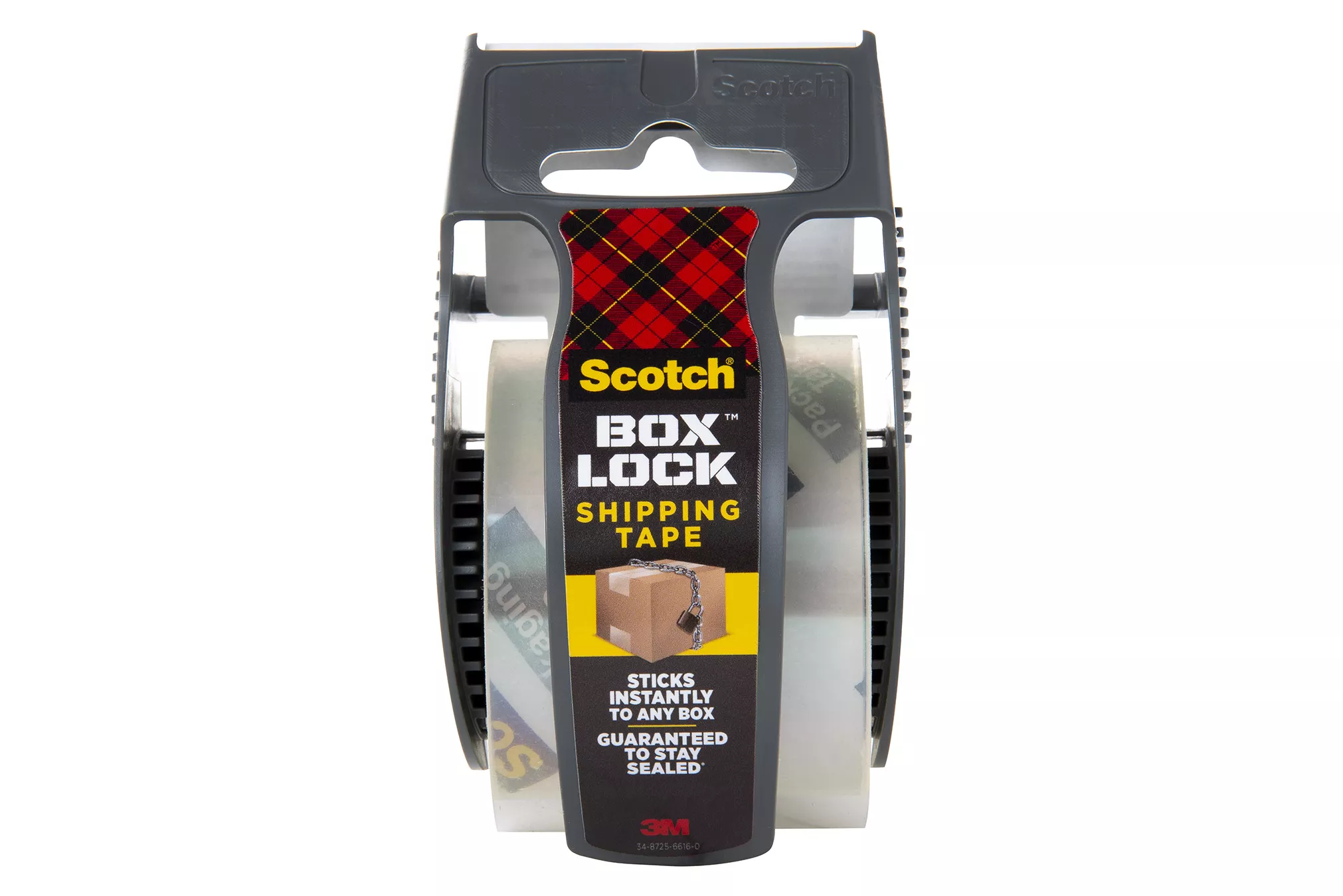 Scotch® Box Lock™ Packaging Tape 195L, 1.88 in x 1000 in (48 mm x 25.4m), 1/Roll