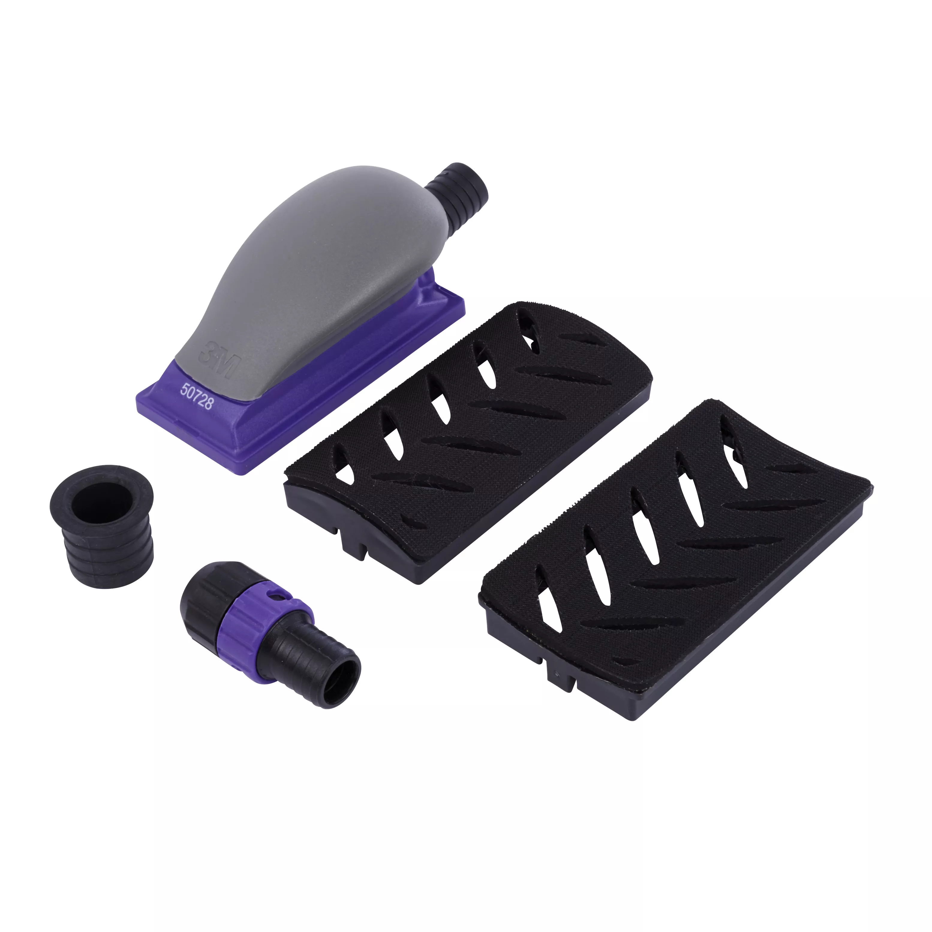 SKU 7000032209 | 3M™ Hookit™ Purple+ Curved Adapter Set Multi Hole