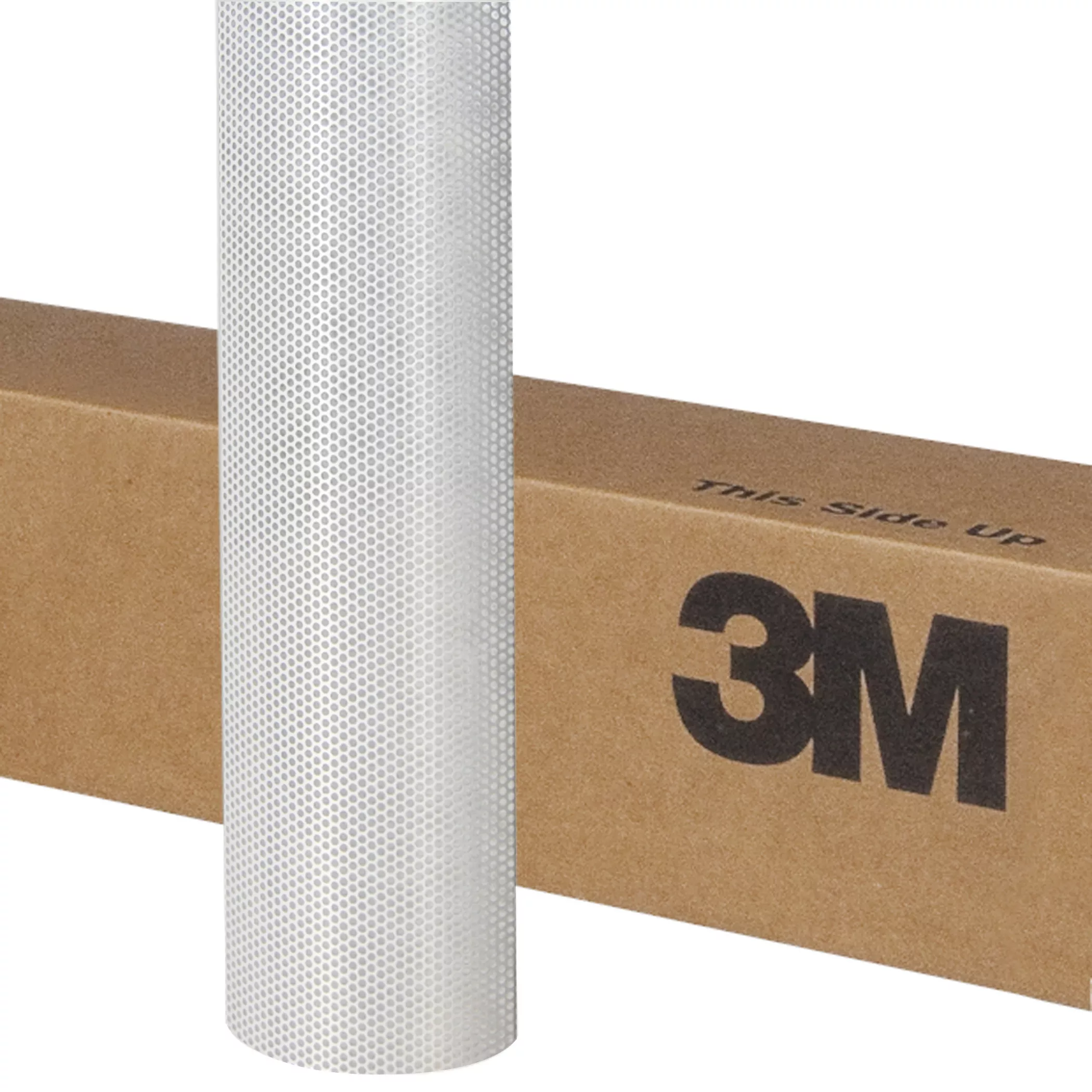 3M™ Perforated Window Graphic Film 8170-P40, White, 54 in x 10 yd
