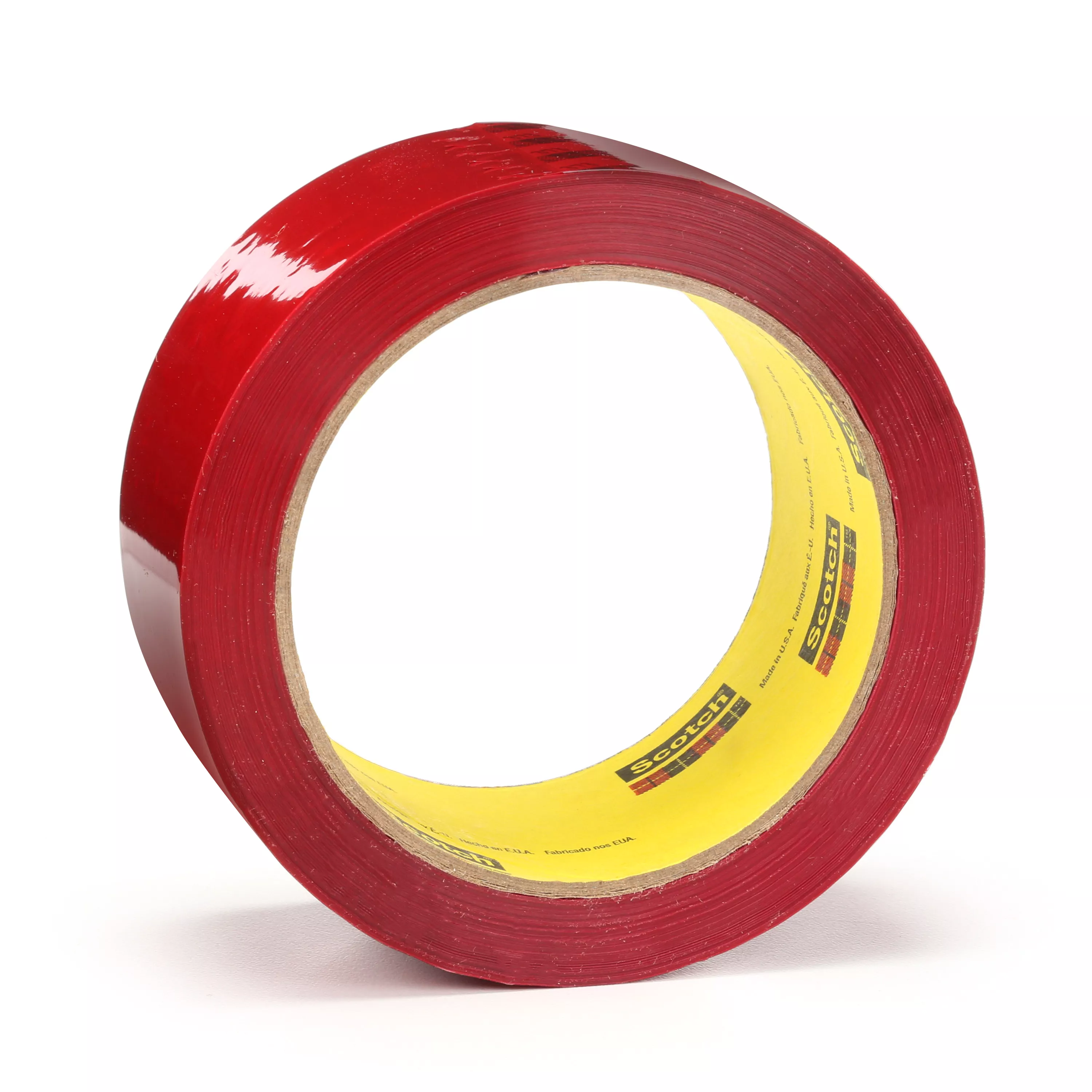 Scotch® Box Sealing Tape 373, Red, 48 mm x 50 m, 36/Case