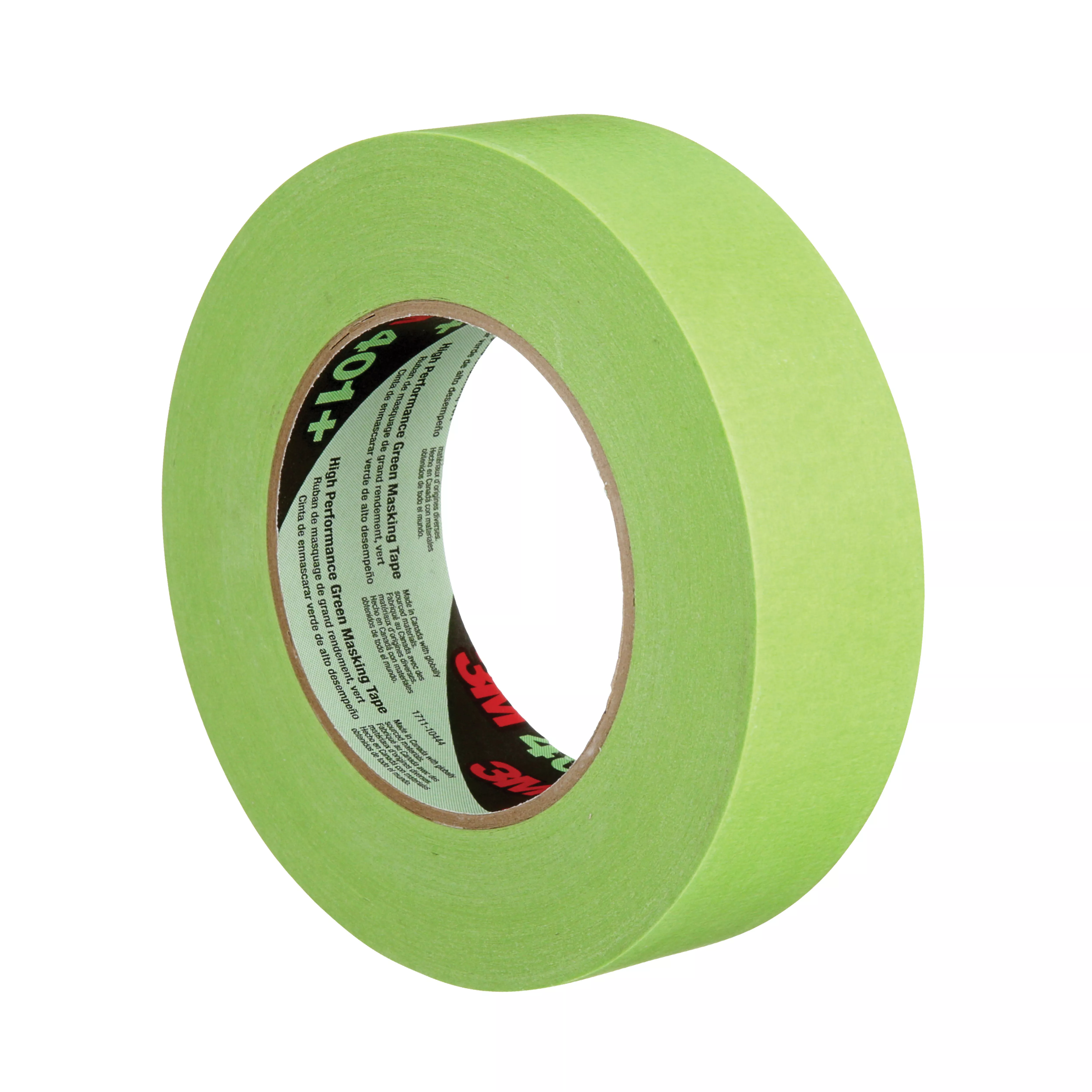 3M™ High Performance Green Masking Tape 401+, 36 mm x 55 m 6.7 mil, 16
Roll/Case