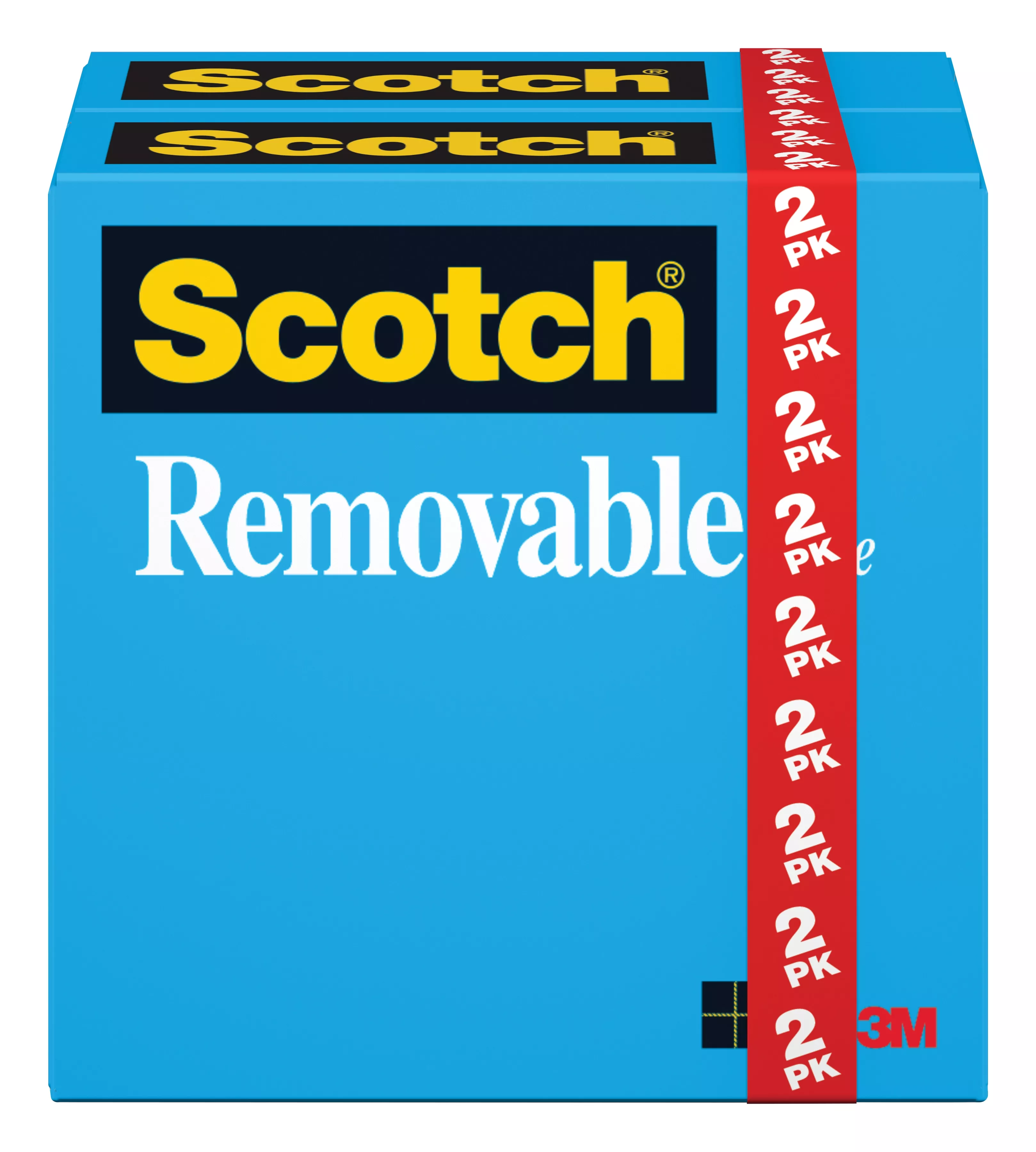 SKU 7010370047 | Scotch® Removable Tape 811-2PK
