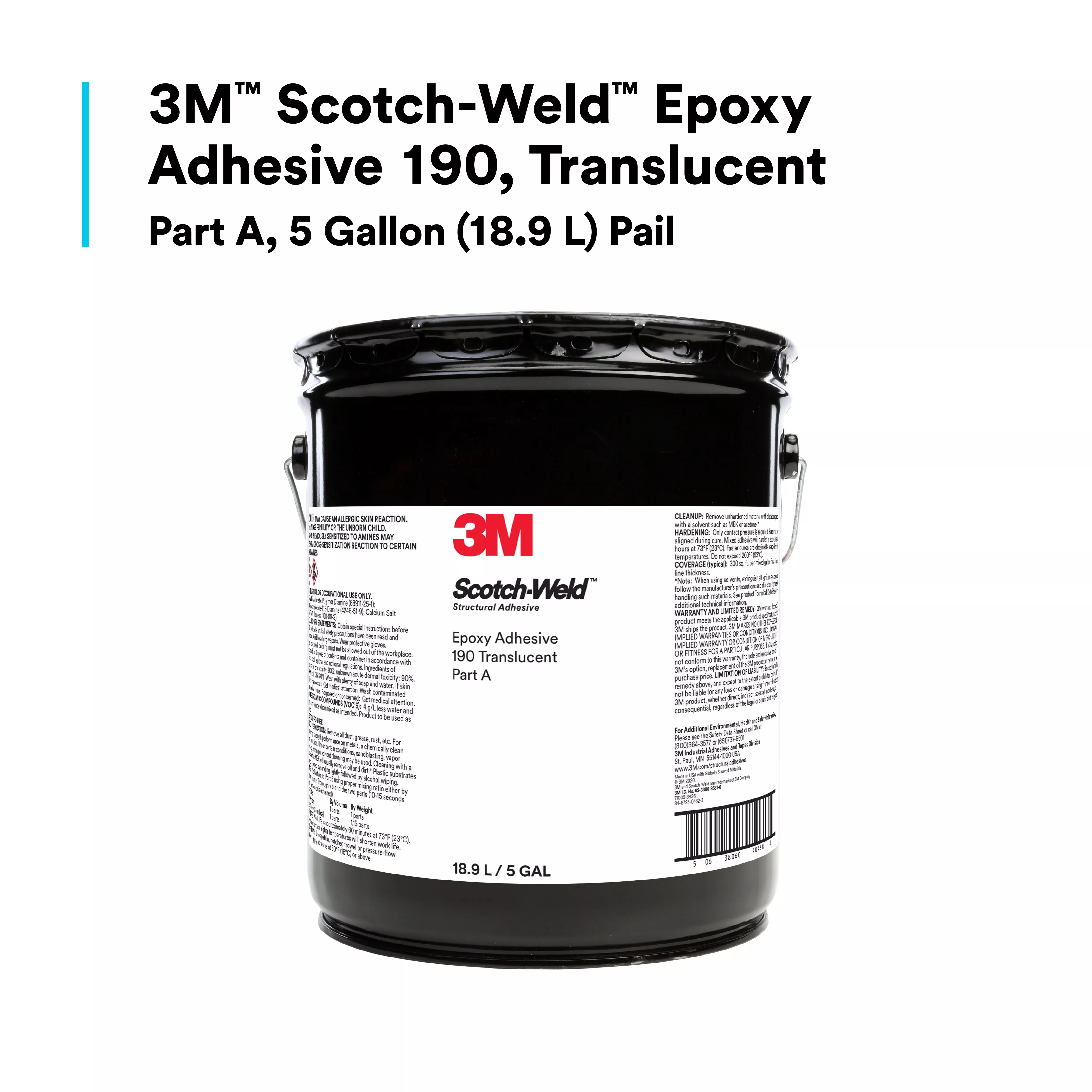 Product Number 190 | 3M™ Scotch-Weld™ Epoxy Adhesive 190